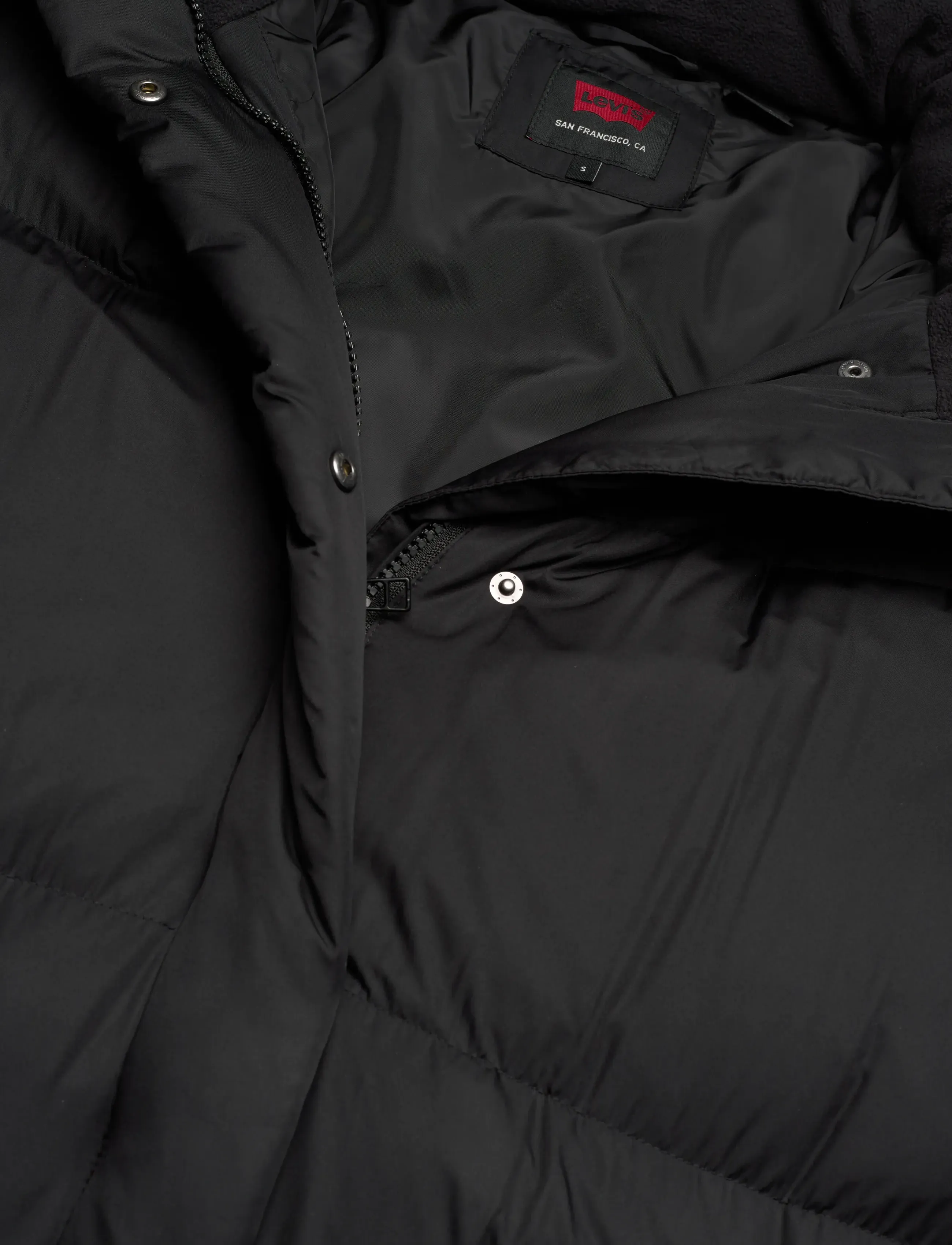 Levi's® - WESTERN BUBBLE MIDI ANTHRACITE - winterjassen - blacks - 4