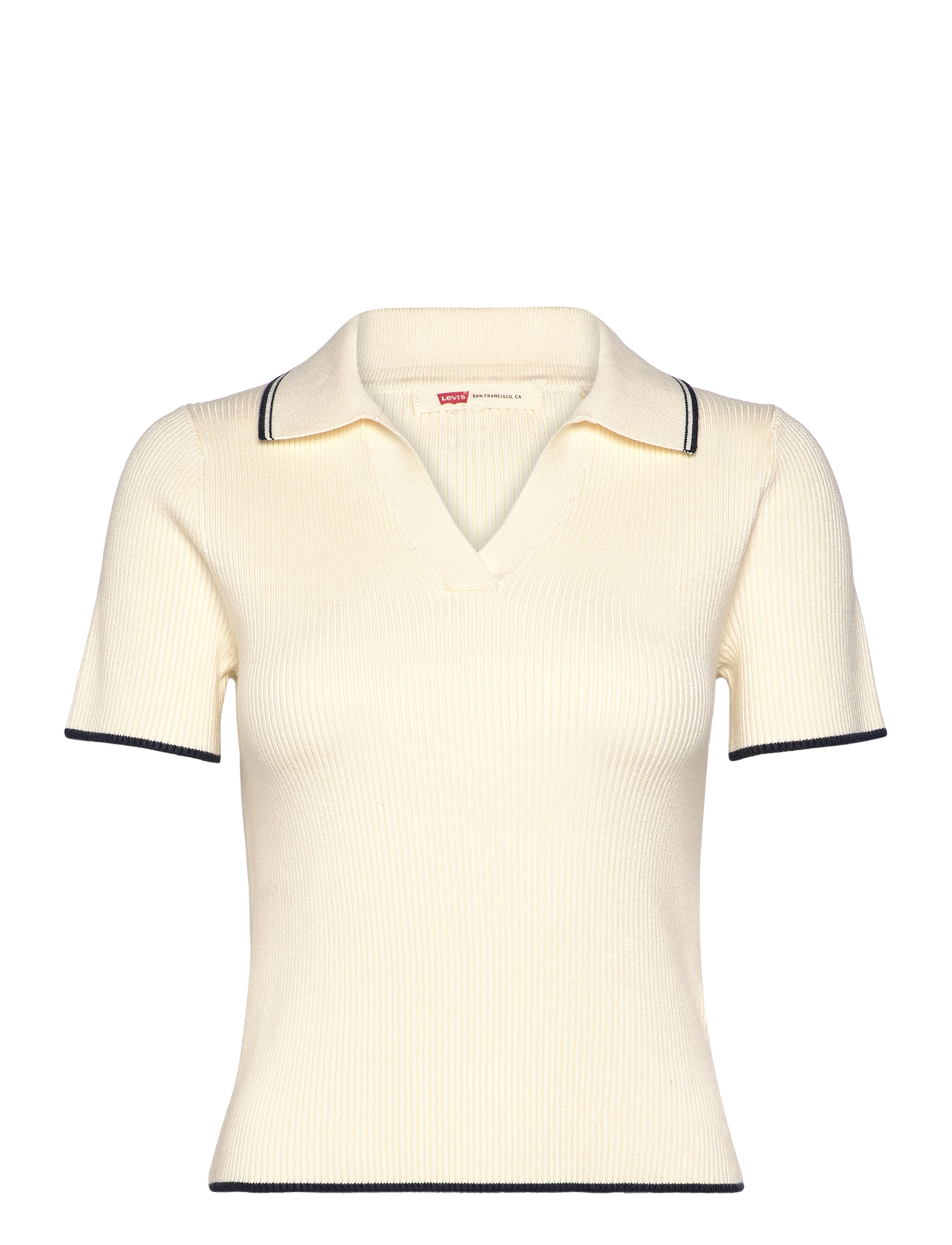 Levi's® - FAITH SWEATER POLO EGRET - whites - 1
