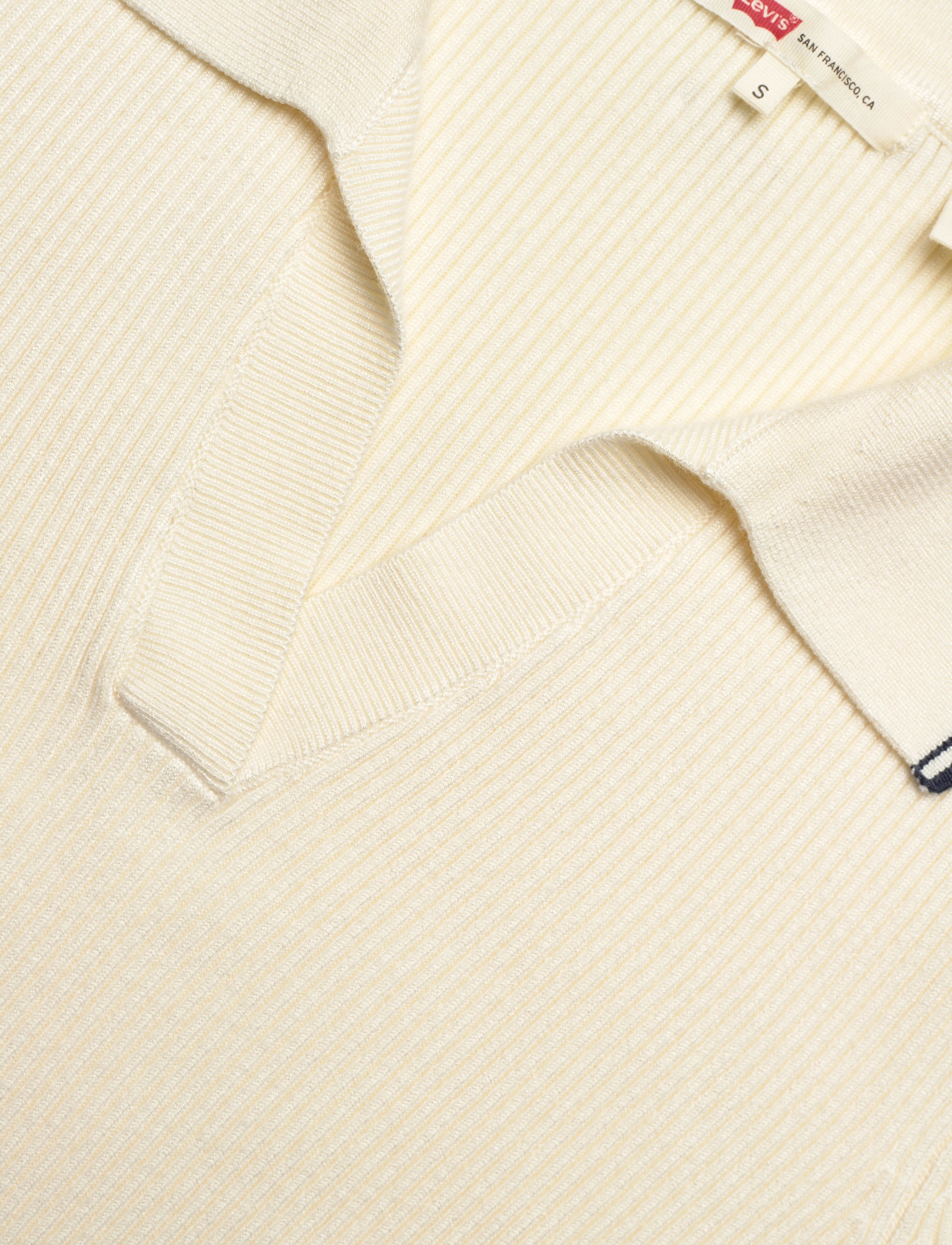 Levi's® - FAITH SWEATER POLO EGRET - whites - 4