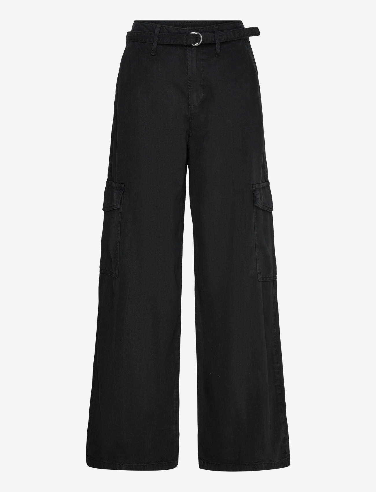Levi's® - BAGGY DAD CARGO DRAPEY CAVIAR - cargobukser - blacks - 1