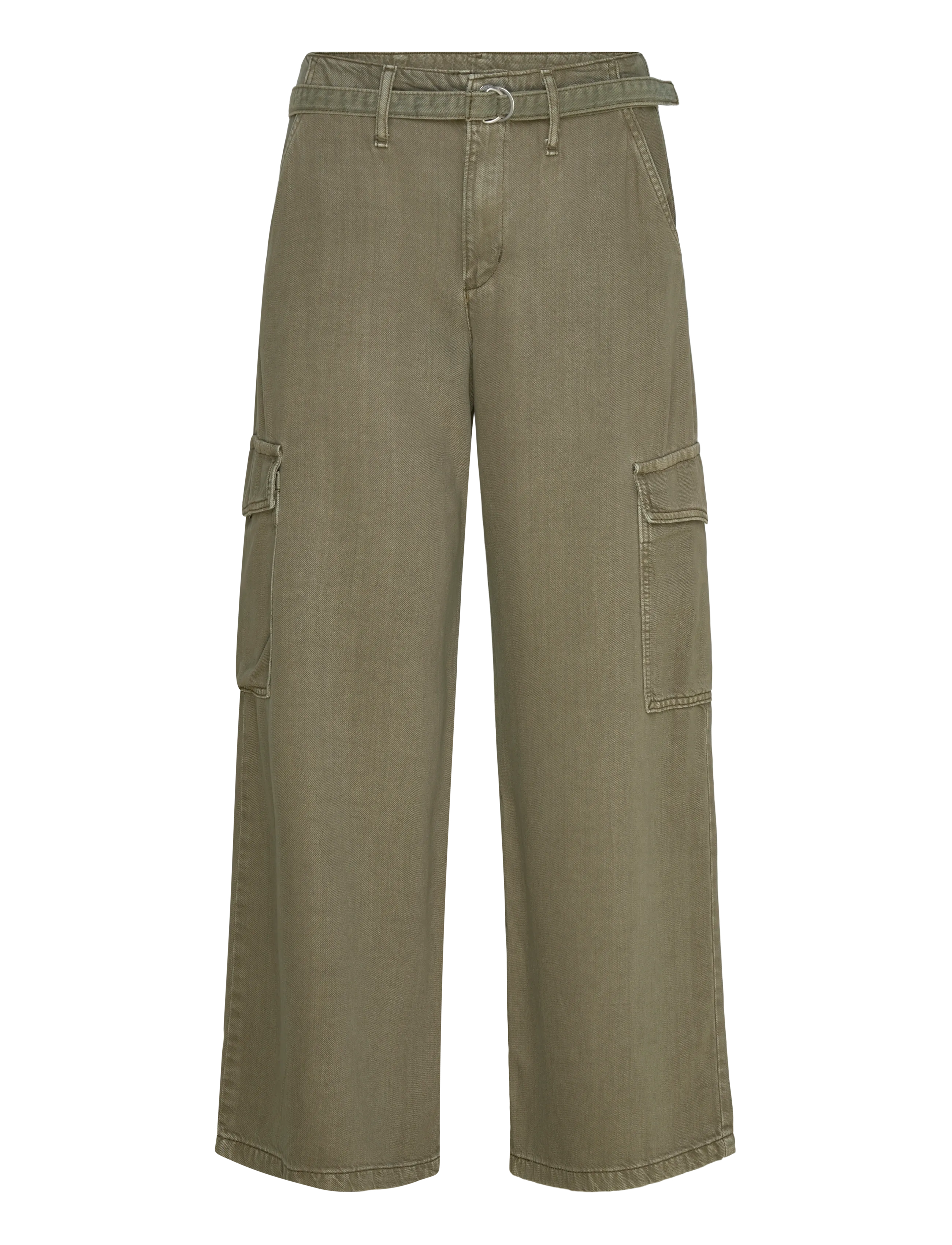 LEVI'S Baggy Dad Cargo Drapey Ivy Gre Khaki - 27x32 - Damen