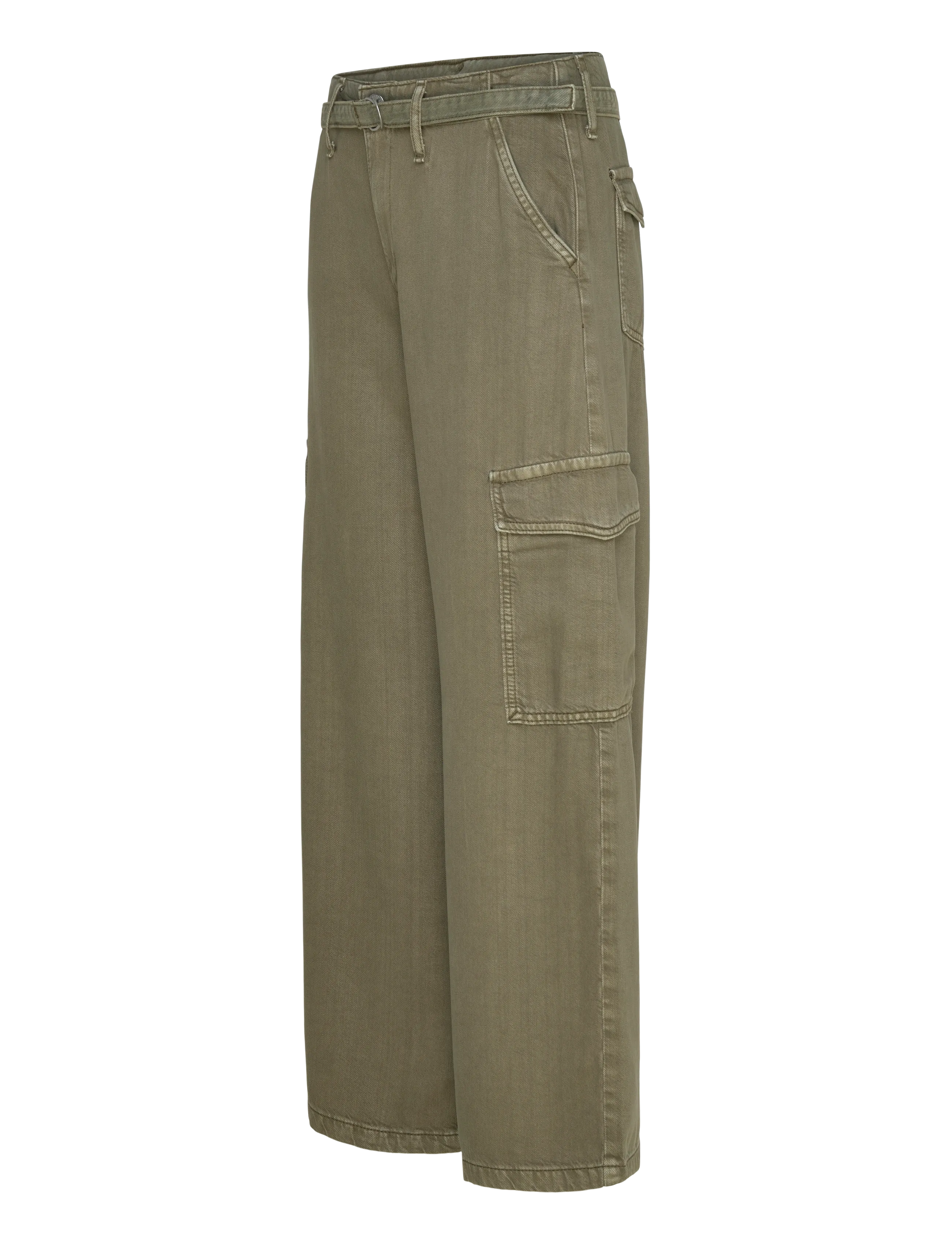 Levi's® - BAGGY DAD CARGO DRAPEY IVY GRE - cargobukser - greens - 4