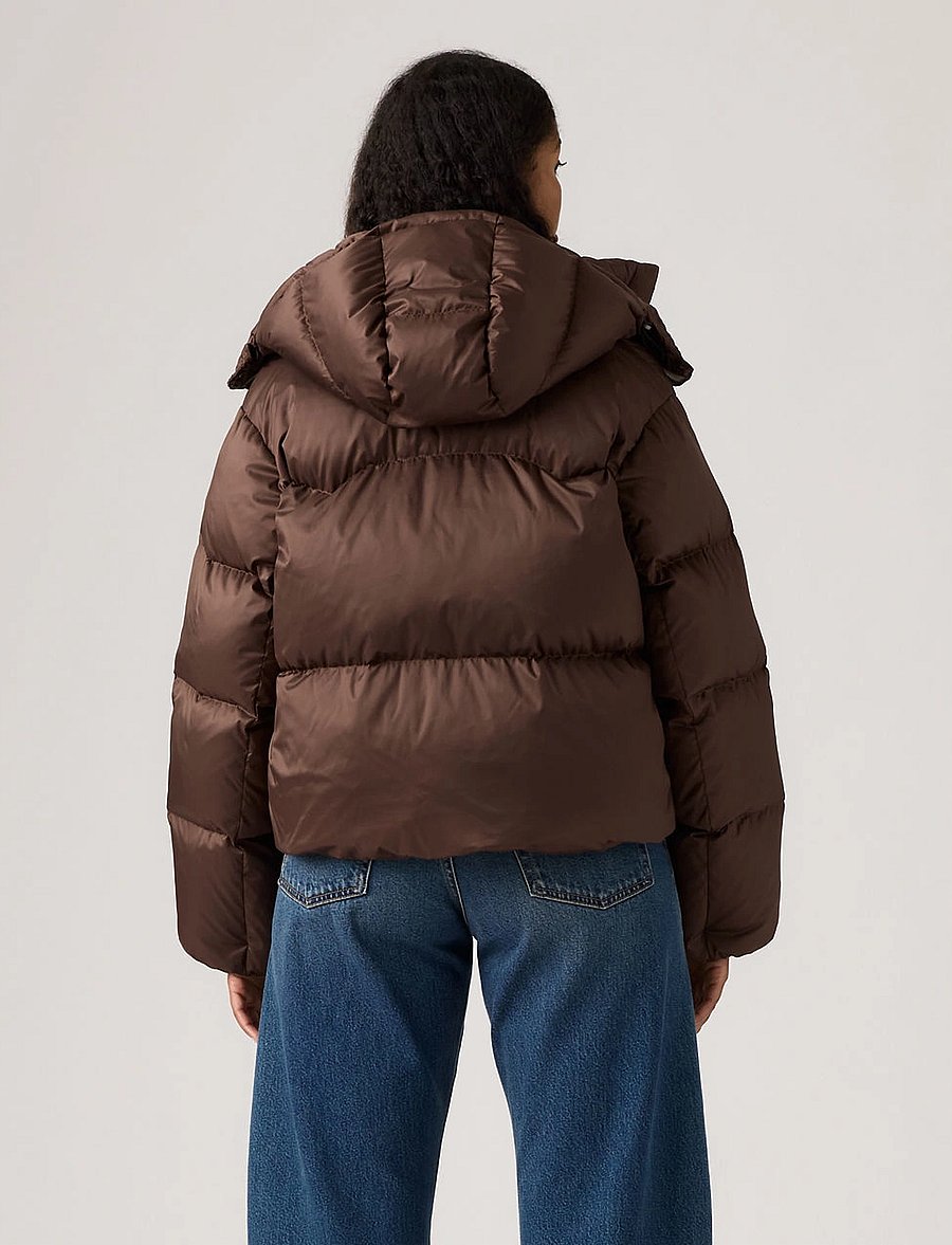 Levi's® - WESTERN BUBBLE SHORTIE BRACKEN - winterjassen - browns - 3