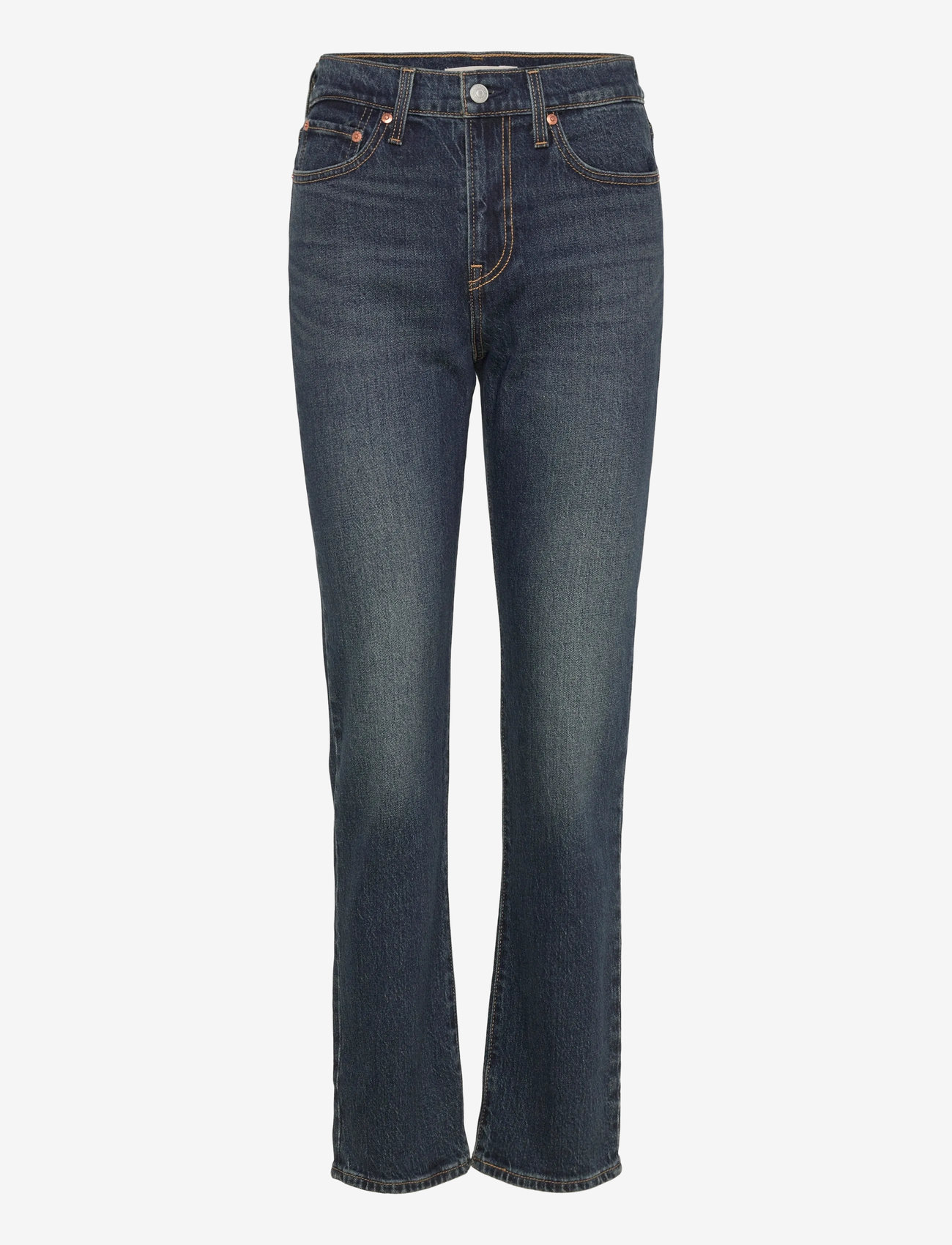 Levi's® - WEDGIE SLIM PARALLEL LIFE - slim fit jeans - dark indigo - worn in - 1