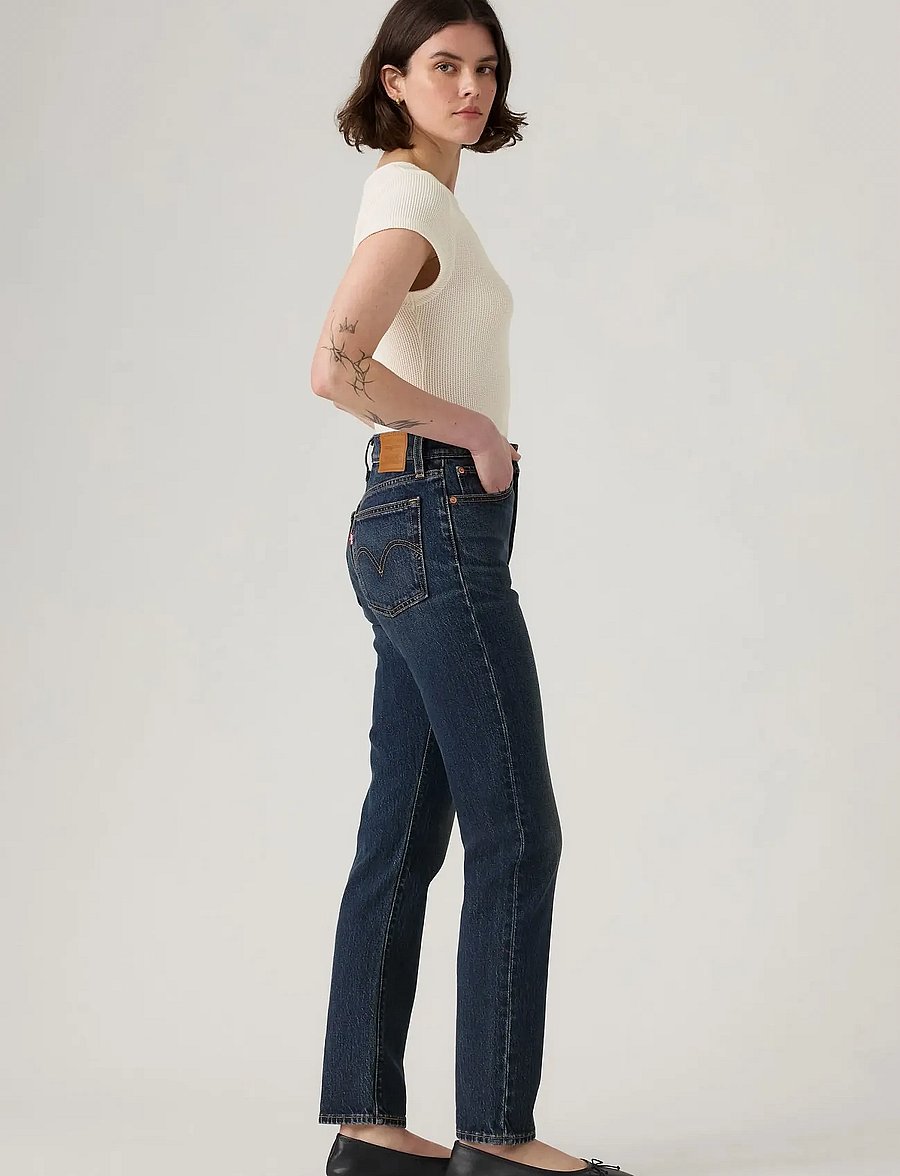 Levi's® - WEDGIE SLIM PARALLEL LIFE - slim jeans - dark indigo - worn in - 3