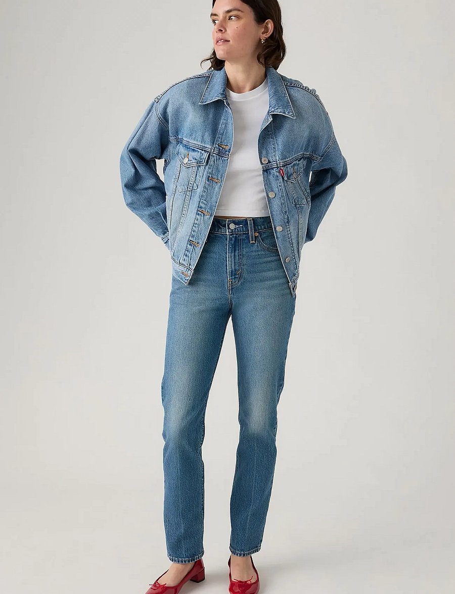 Levi's® - WEDGIE SLIM CITY SLIM - slim fit jeans - med indigo - worn in - 0