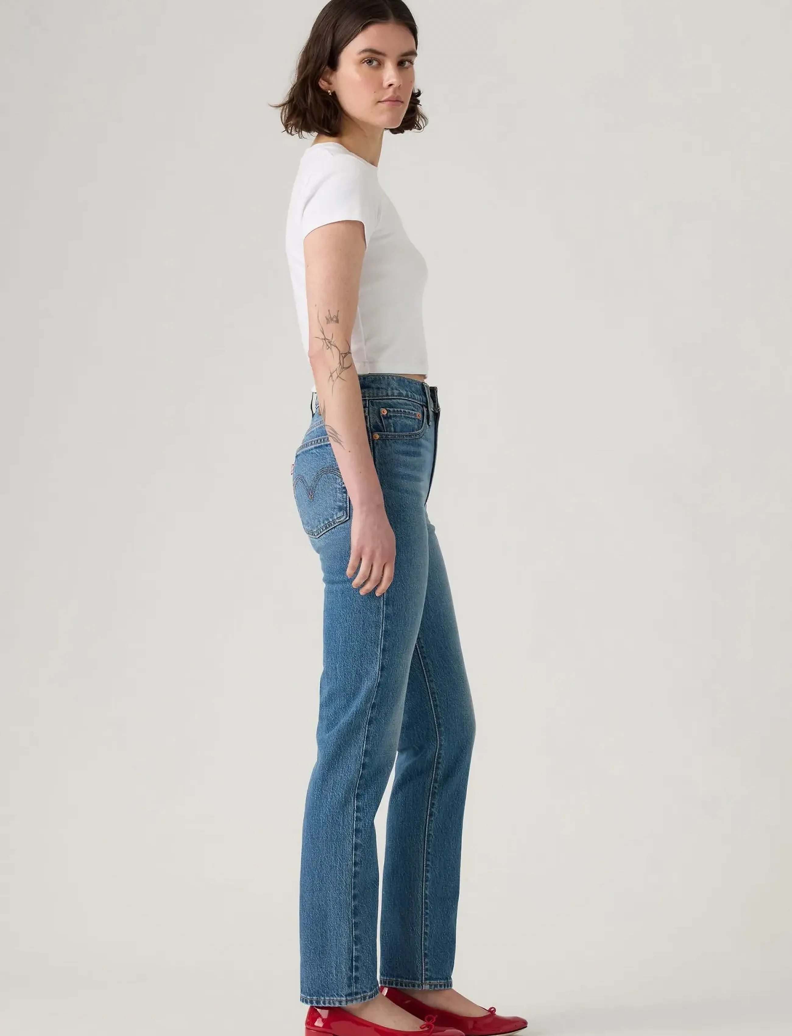 Levi's® - WEDGIE SLIM CITY SLIM - wąskie dżinsy - med indigo - worn in - 3