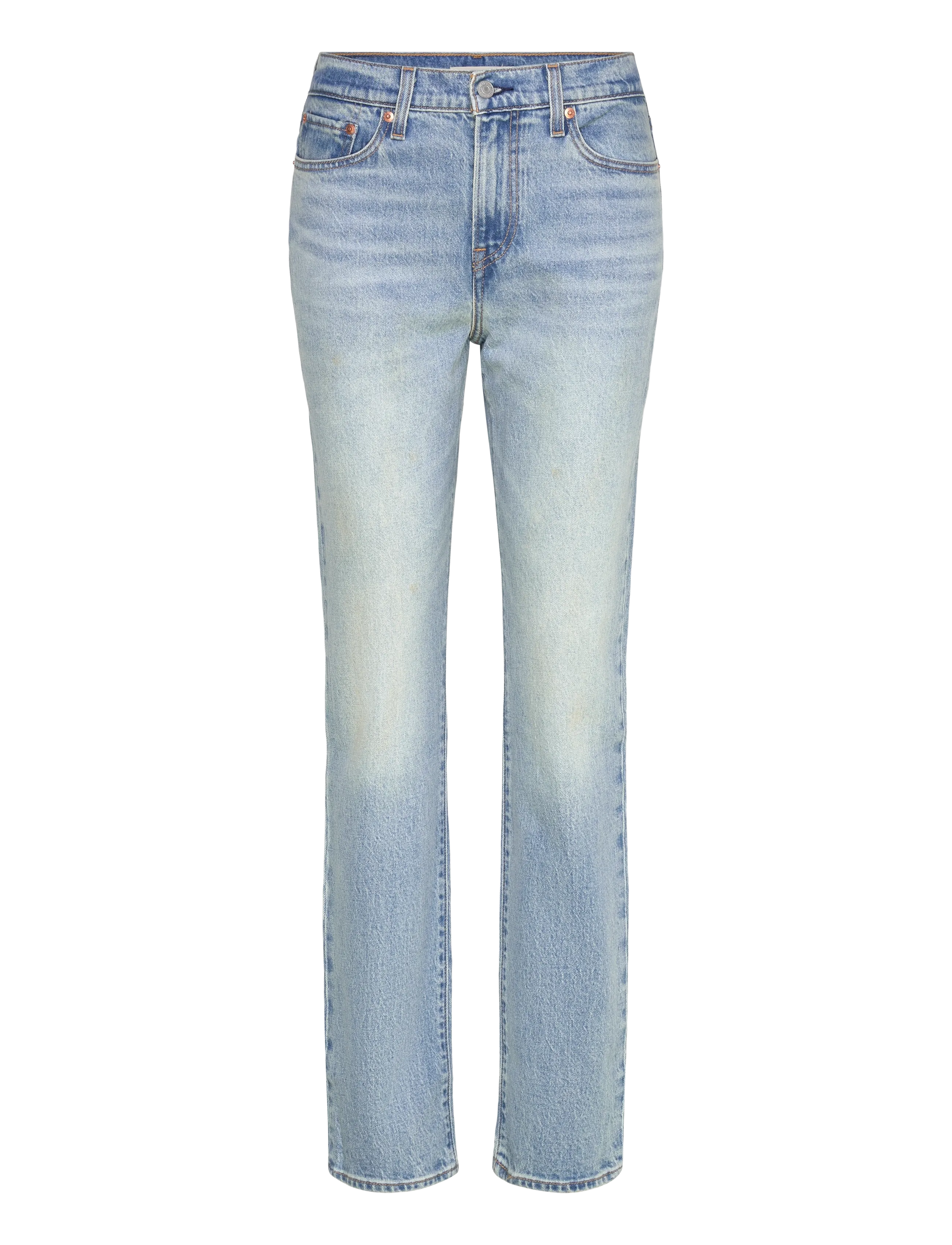 Levi's® WEDGIE SLIM IN THE DUST - Kitsad teksad - MED INDIGO - WORN IN / blue