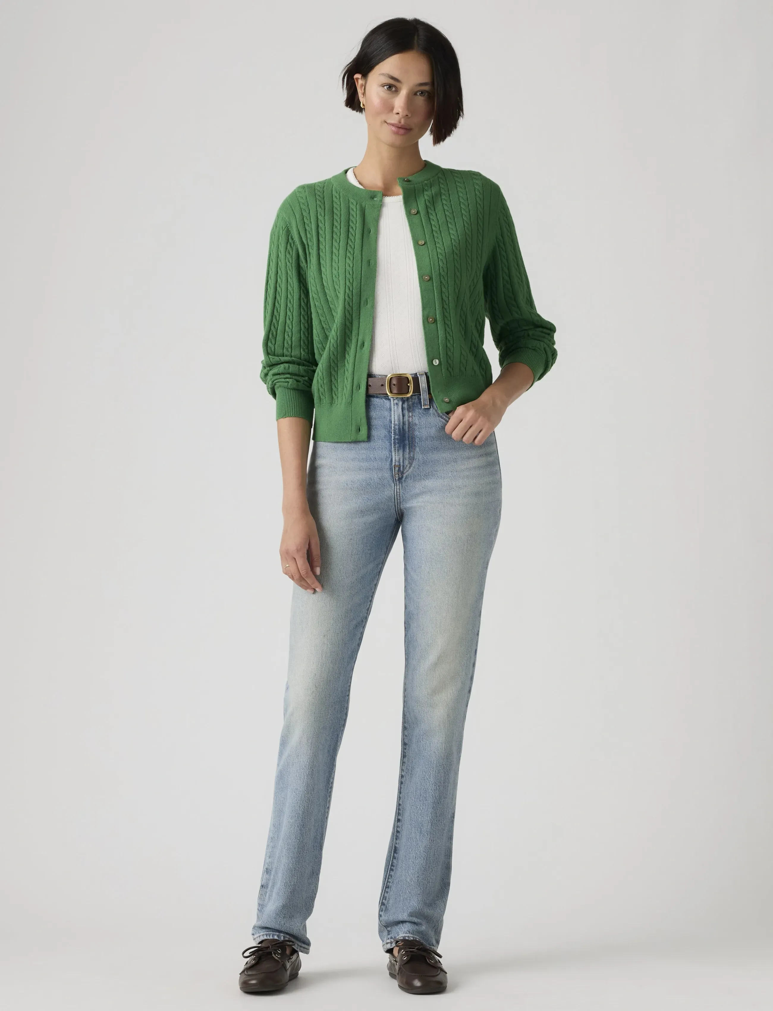 Levi's® WEDGIE SLIM IN THE DUST - Slim jeans - MED INDIGO - WORN IN / blue