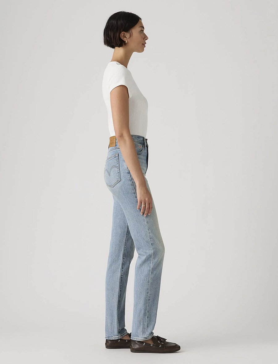 Levi's® - WEDGIE SLIM IN THE DUST - slim fit džinsi - med indigo - worn in - 3
