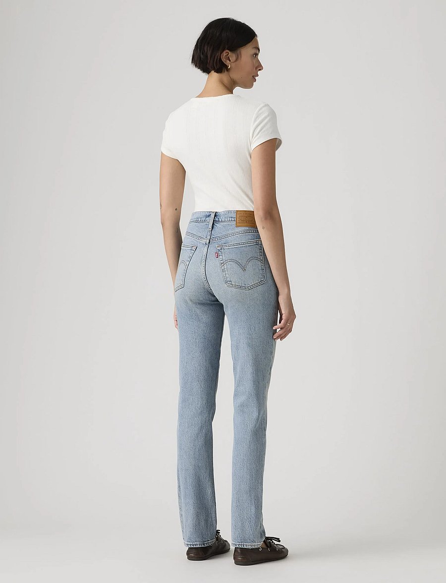 Levi's® - WEDGIE SLIM IN THE DUST - slim fit džinsi - med indigo - worn in - 4
