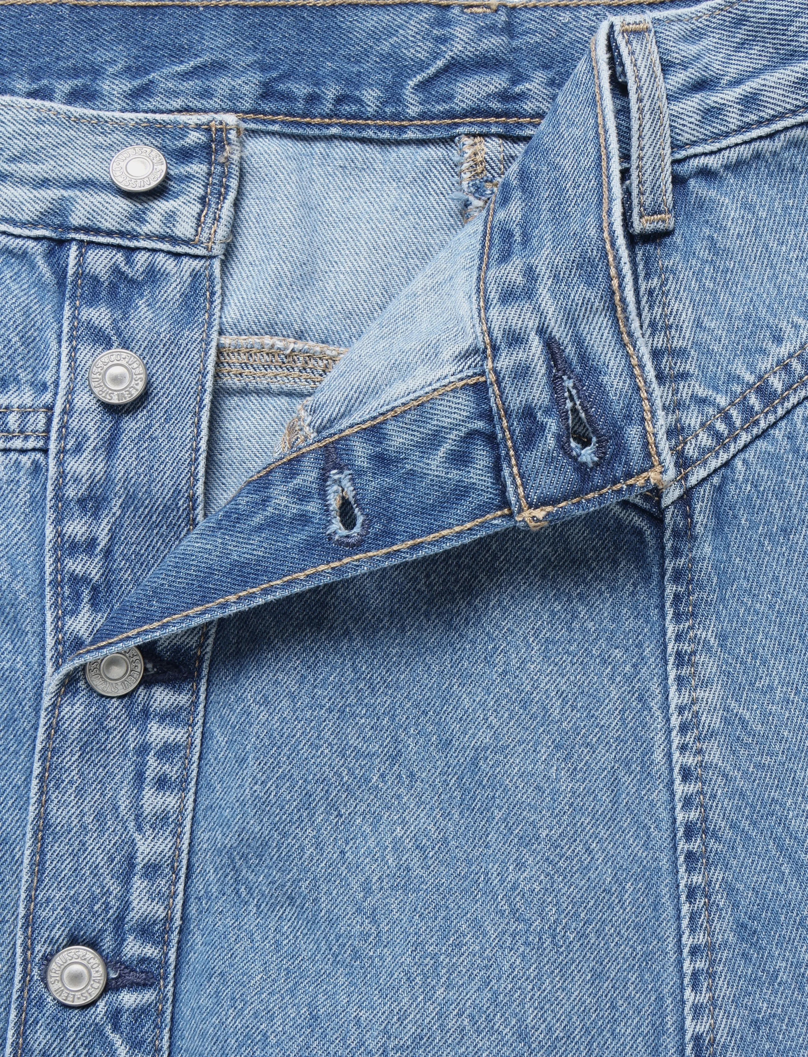 Levi's® - YOKED WESTERN SKIRT INNER ADVE - denimnederdele - med indigo - flat finish - 2