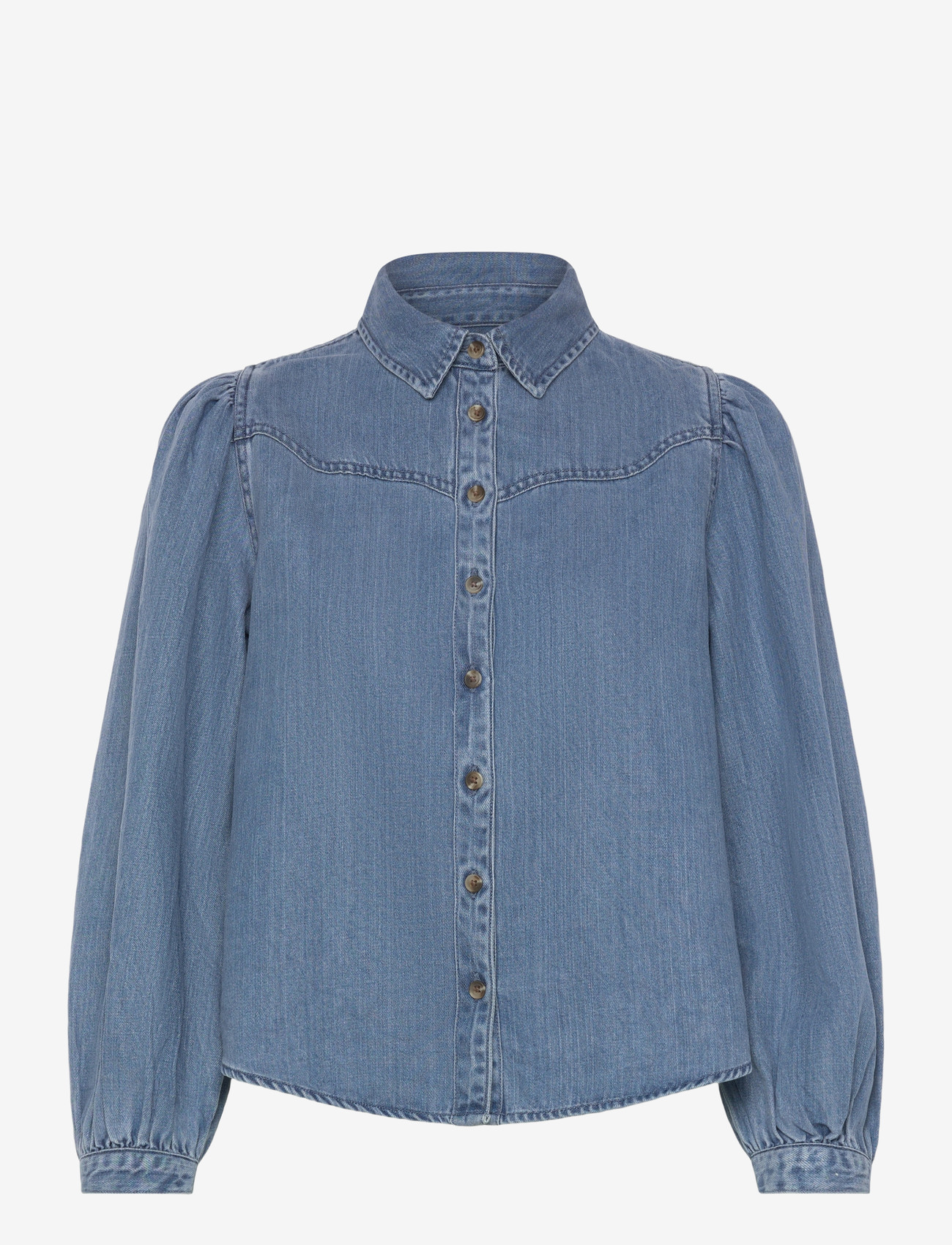 Levi's® - JOURNEY WSTRN FSHN SHIRT BRIGH - jeansskjortor - med indigo - flat finish - 1
