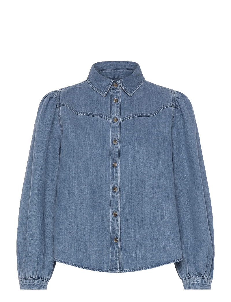 Levi's® - JOURNEY WSTRN FSHN SHIRT BRIGH - jeansskjortor - med indigo - flat finish - 1