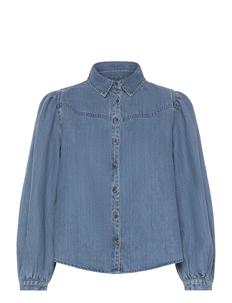 Levi's® - JOURNEY WSTRN FSHN SHIRT BRIGH - chemises en jeans - med indigo - flat finish - 1