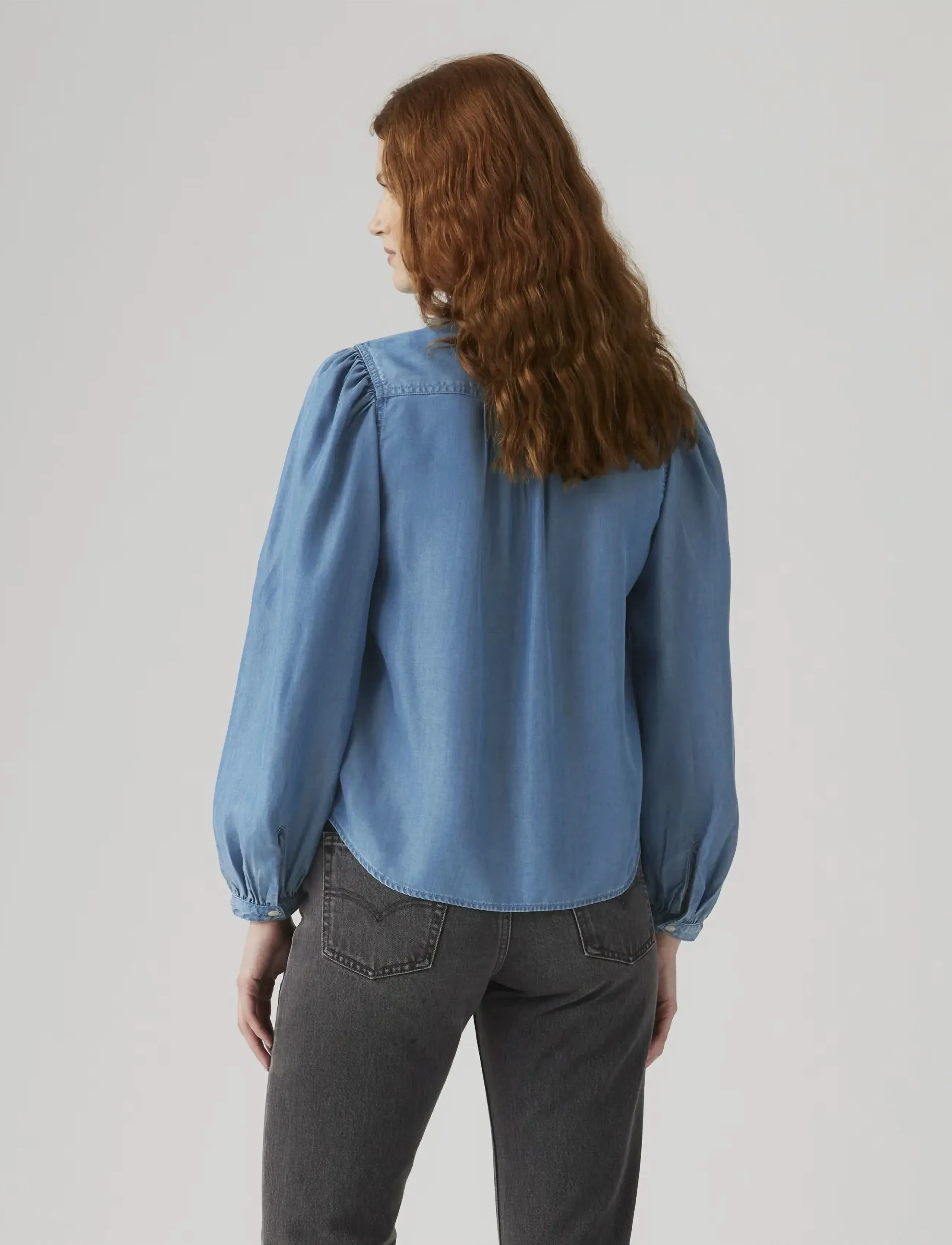 Levi's® - JOURNEY WSTRN FSHN SHIRT BRIGH - chemises en jeans - med indigo - flat finish - 3