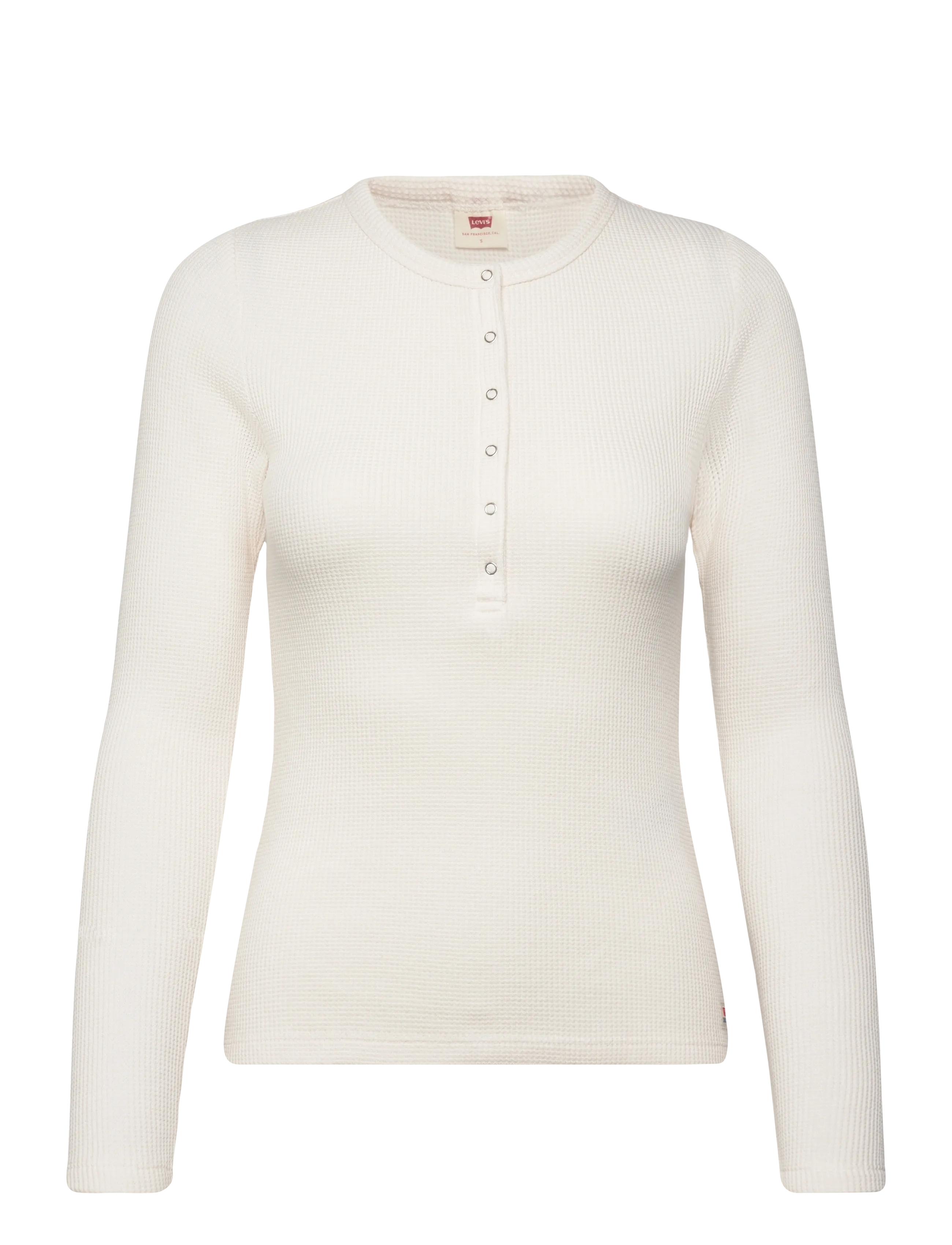 Levi's® DRY GOODS HENLEY WAFFLE GARDEN - Transitional Layering - NEUTRALS / cream