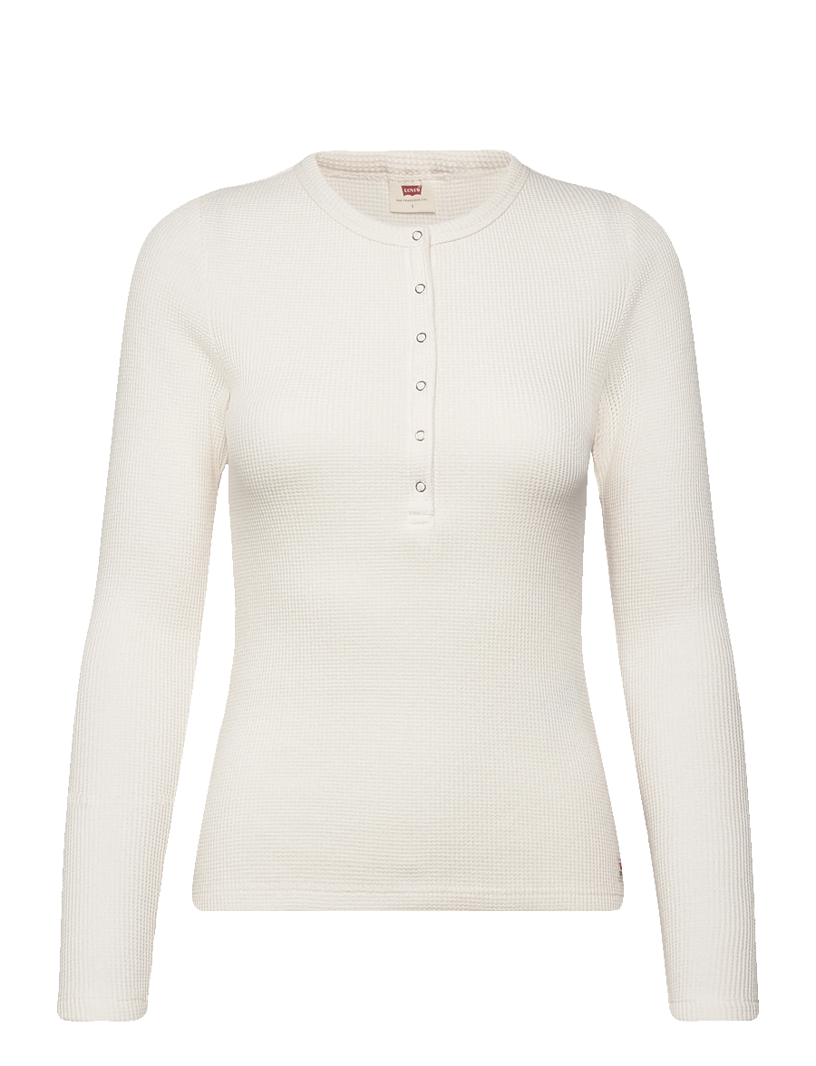 Levi's® - DRY GOODS HENLEY WAFFLE GARDEN - t-shirts met lange mouwen - neutrals - 1