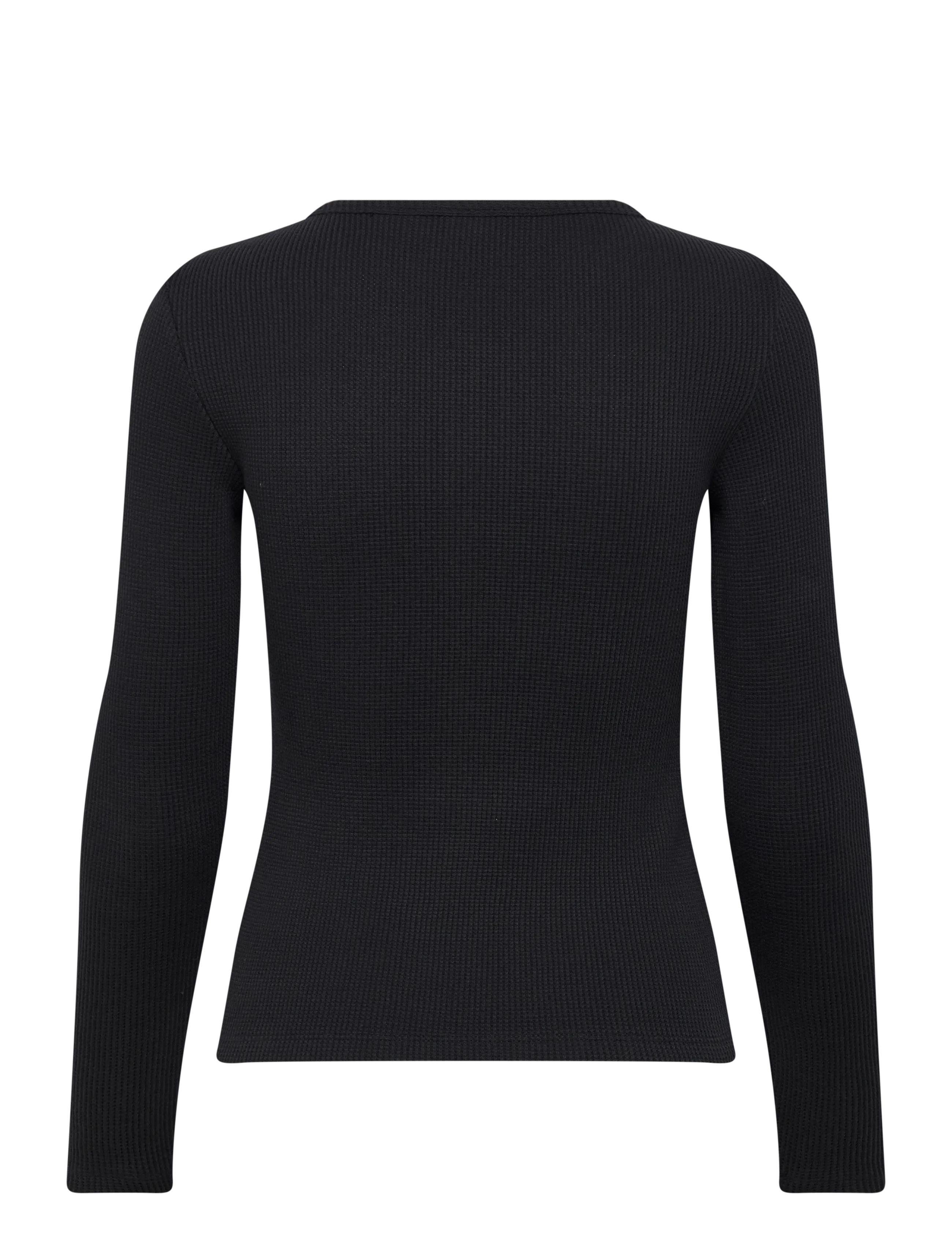Levi's® - DRY GOODS HENLEY WAFFLE ANTHRA - langærmede toppe - blacks - 2