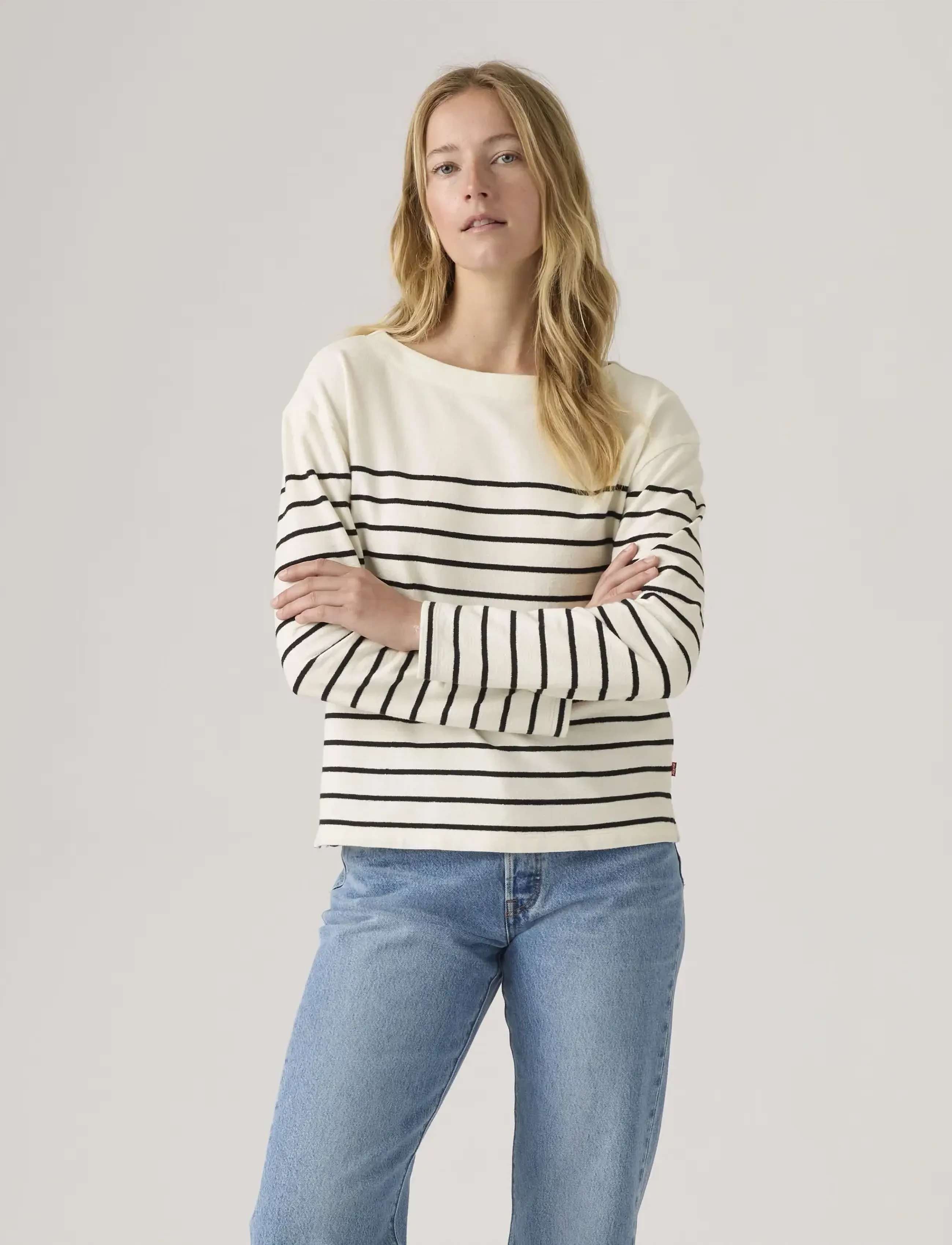 Levi's® - MARIN STRIPE TOP MAGNOLIA STRI - pullover - neutrals - 5