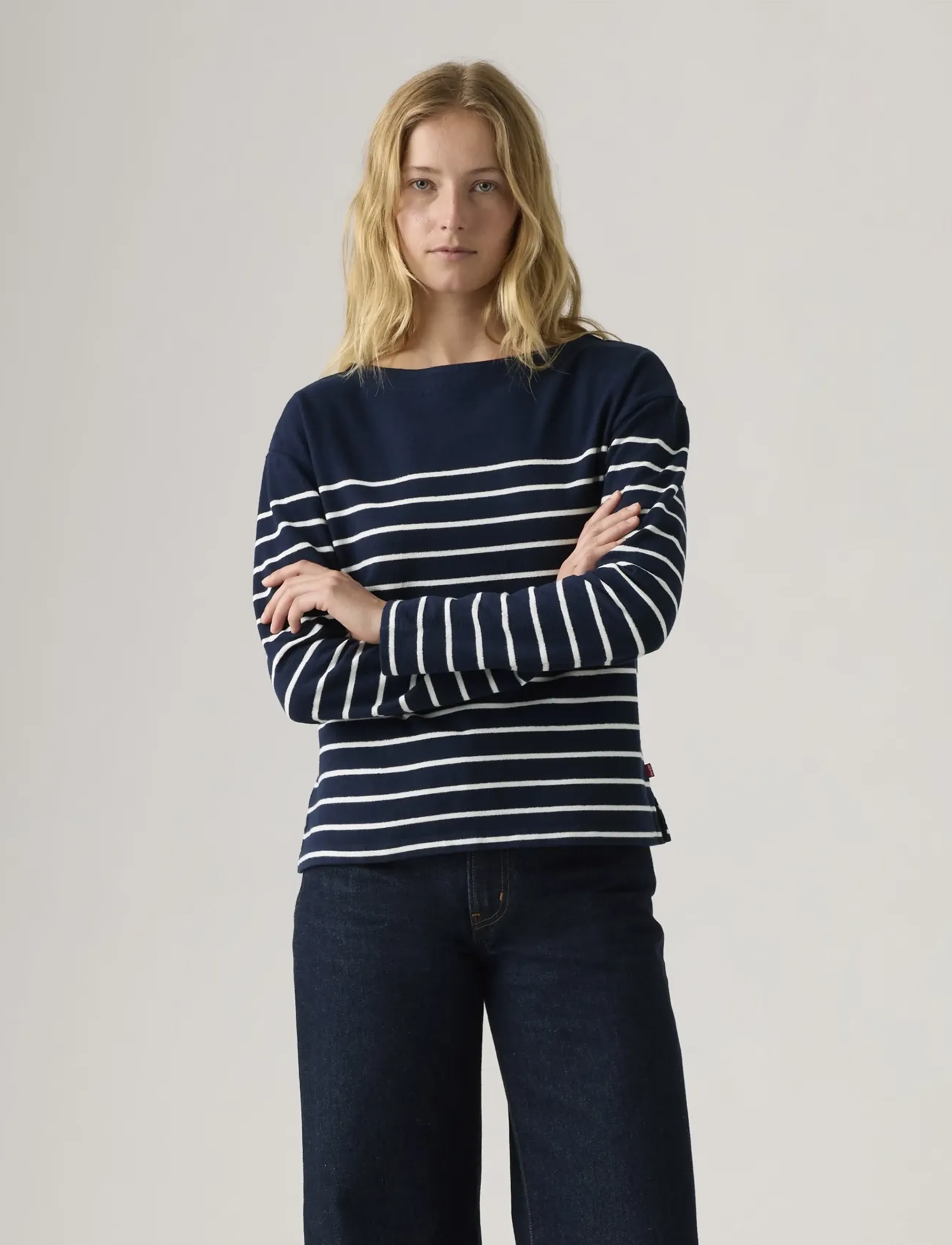 Levi's® - MARIN STRIPE TOP MAGNOLIA STRI - pulls - blues - 5