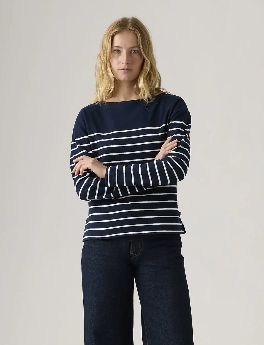 Levi's® - MARIN STRIPE TOP MAGNOLIA STRI - striktrøjer - blues - 5