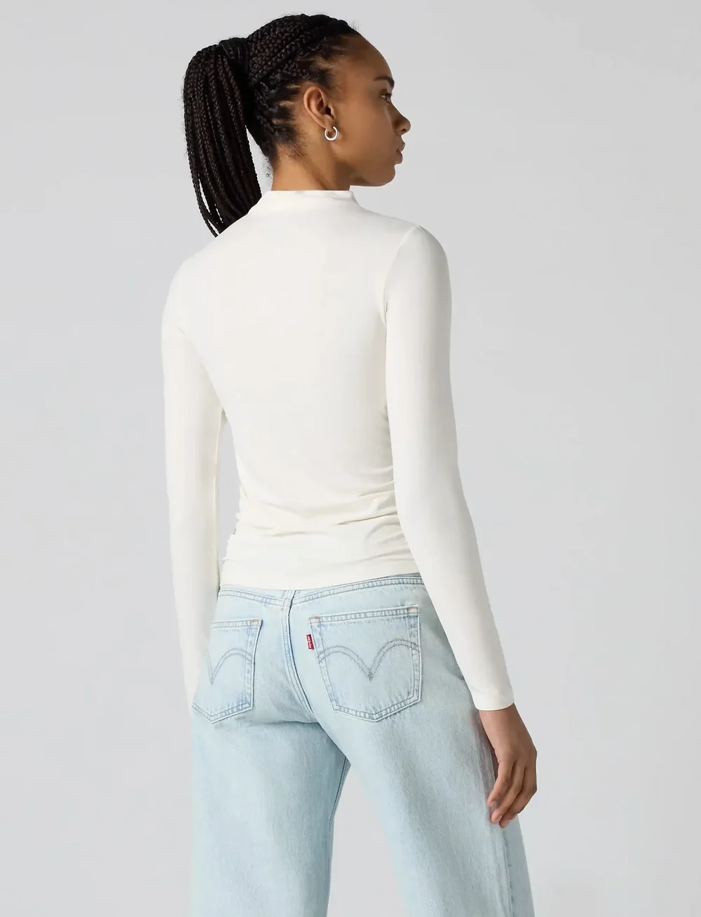 Levi's® - NINA TOP EGRET - rullekraver - whites - 3