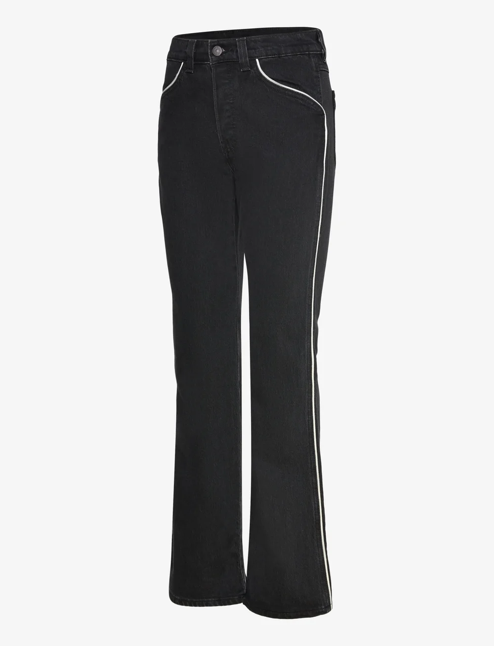 Levi's® - WEDGIE BOOT PIPING SUNSET RIDE - alt laienevad teksad - blacks - 3