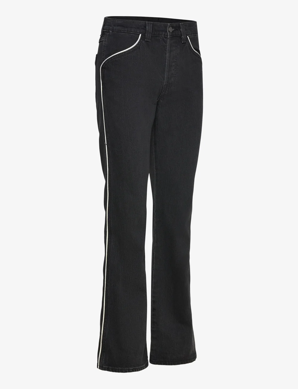 Levi's® - WEDGIE BOOT PIPING SUNSET RIDE - alt laienevad teksad - blacks - 4