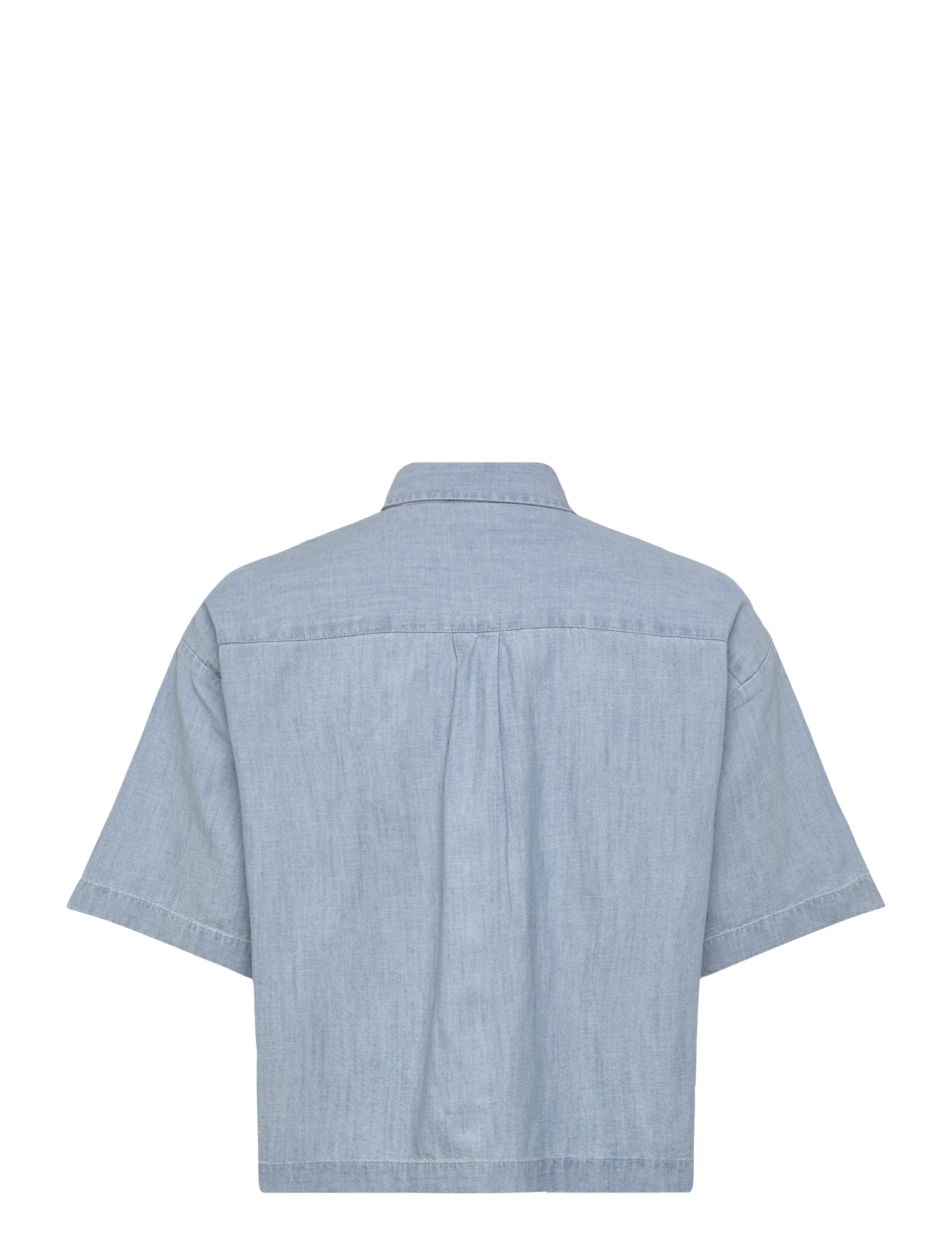 Levi's® - HARLIE SS CROPPED SHIRT BRASS - jeanshemden - med indigo - flat finish - 1