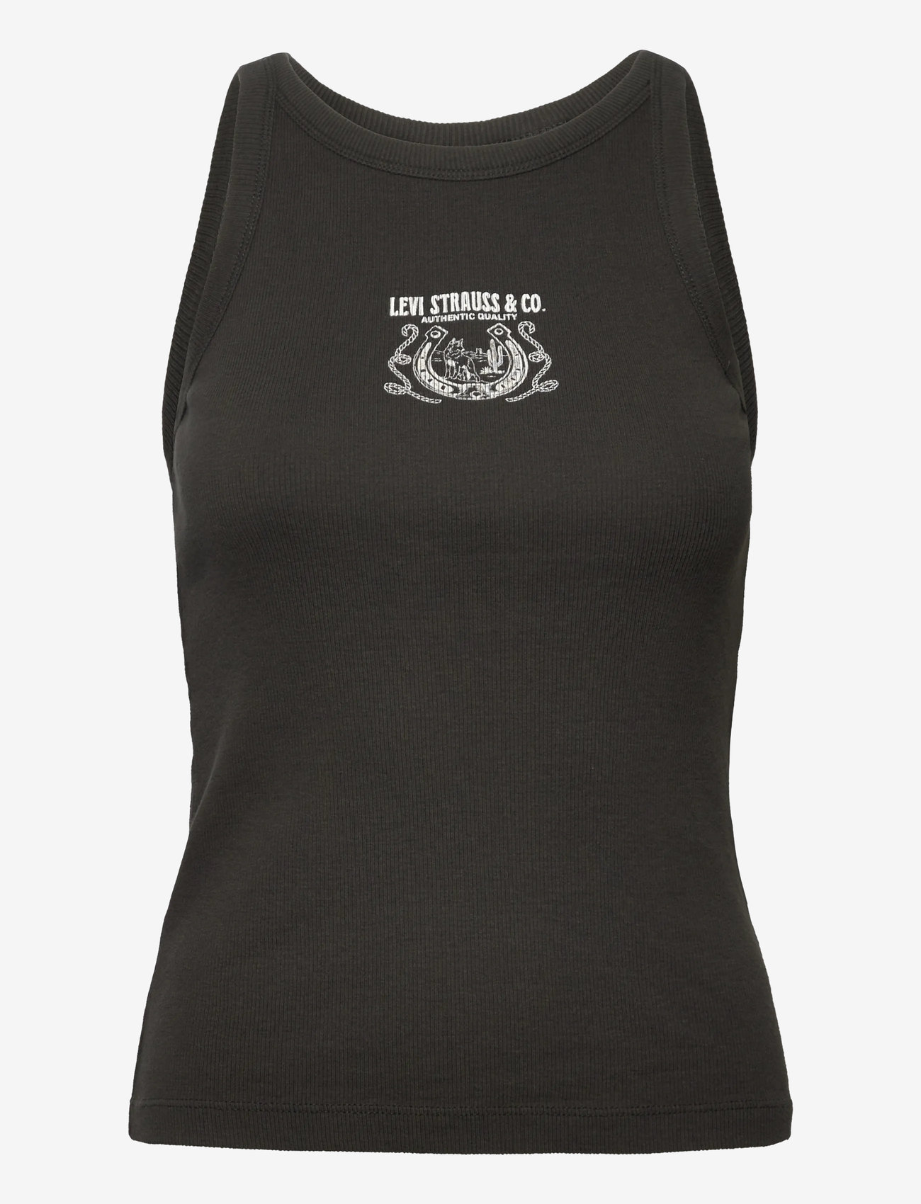 Levi's® - GR ESSENTIAL RACER TANK WESTER - Ärmellose tops - blacks - 1