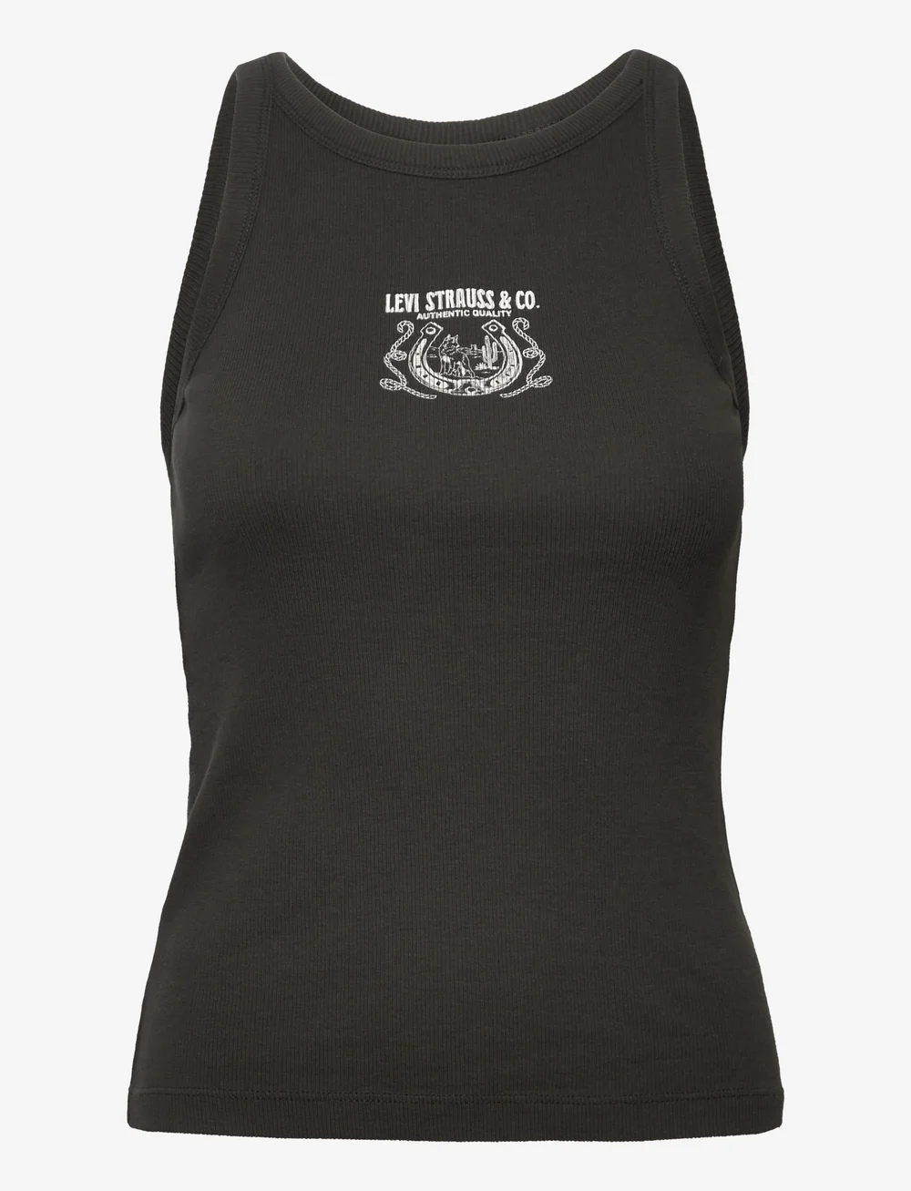 Levi's® - GR ESSENTIAL RACER TANK WESTER - topid ja varrukateta alussärgid - blacks - 0