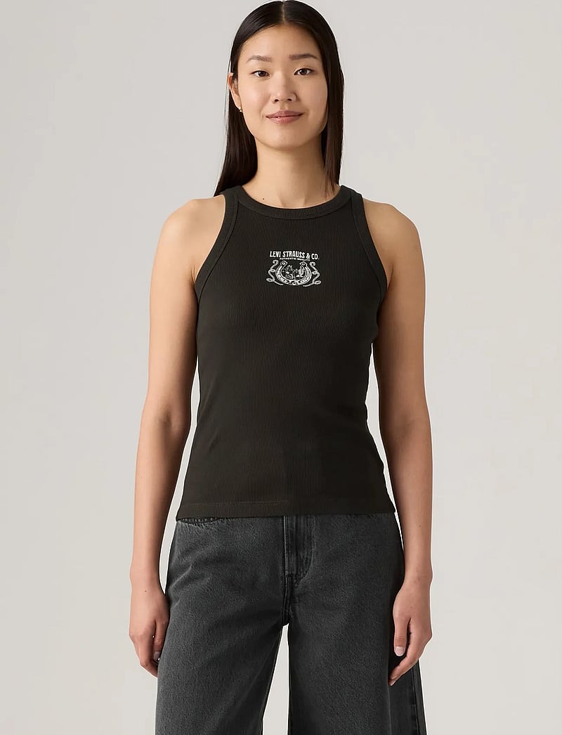 Levi's® - GR ESSENTIAL RACER TANK WESTER - Ärmellose tops - blacks - 3