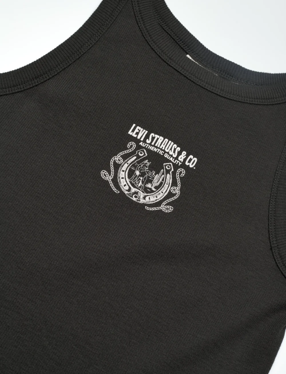 Levi's® - GR ESSENTIAL RACER TANK WESTER - topid ja varrukateta alussärgid - blacks - 2