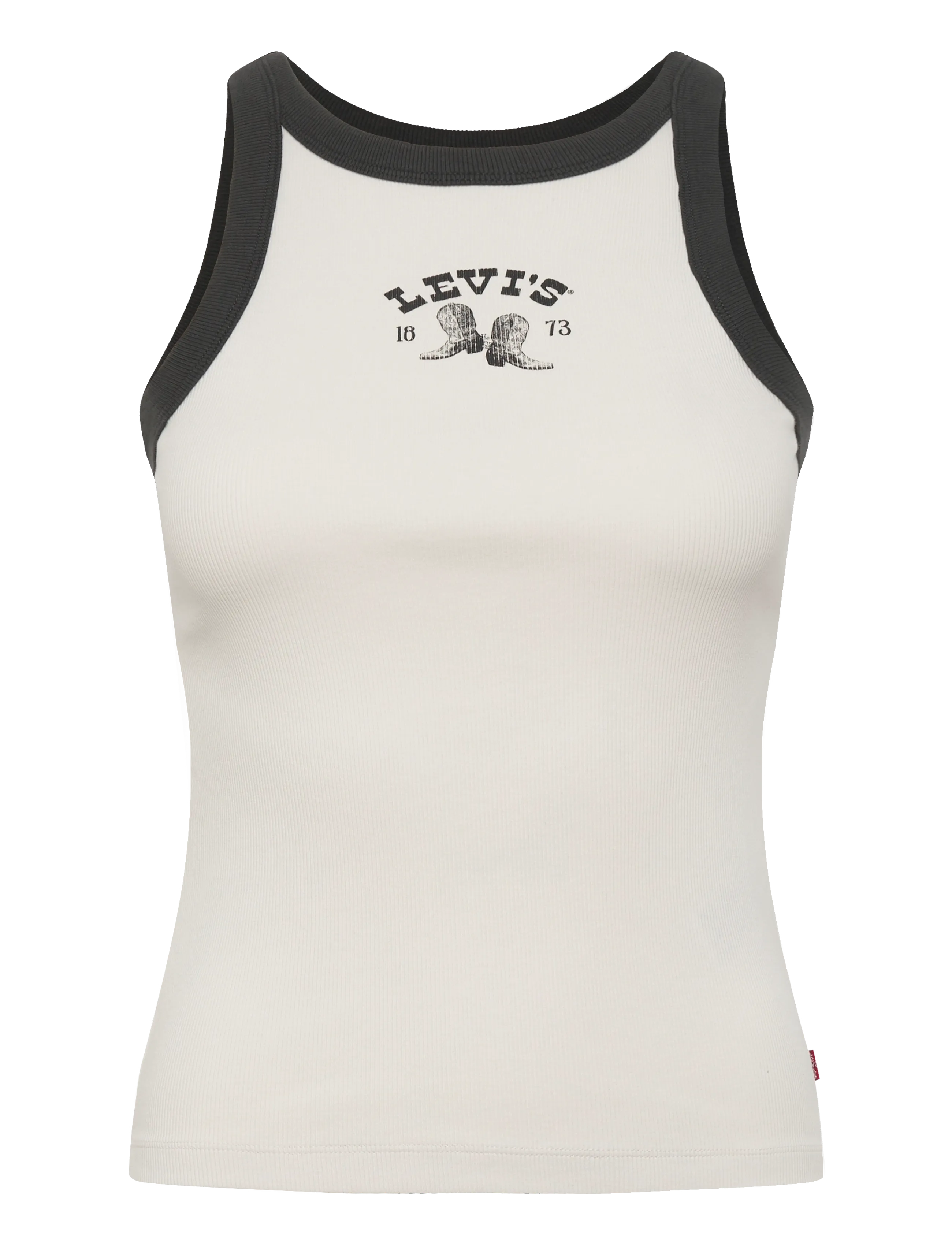 Levi's® GR ESSENTIAL RACER TANK ARCHIV - T-Shirts & Tops - NEUTRALS / white