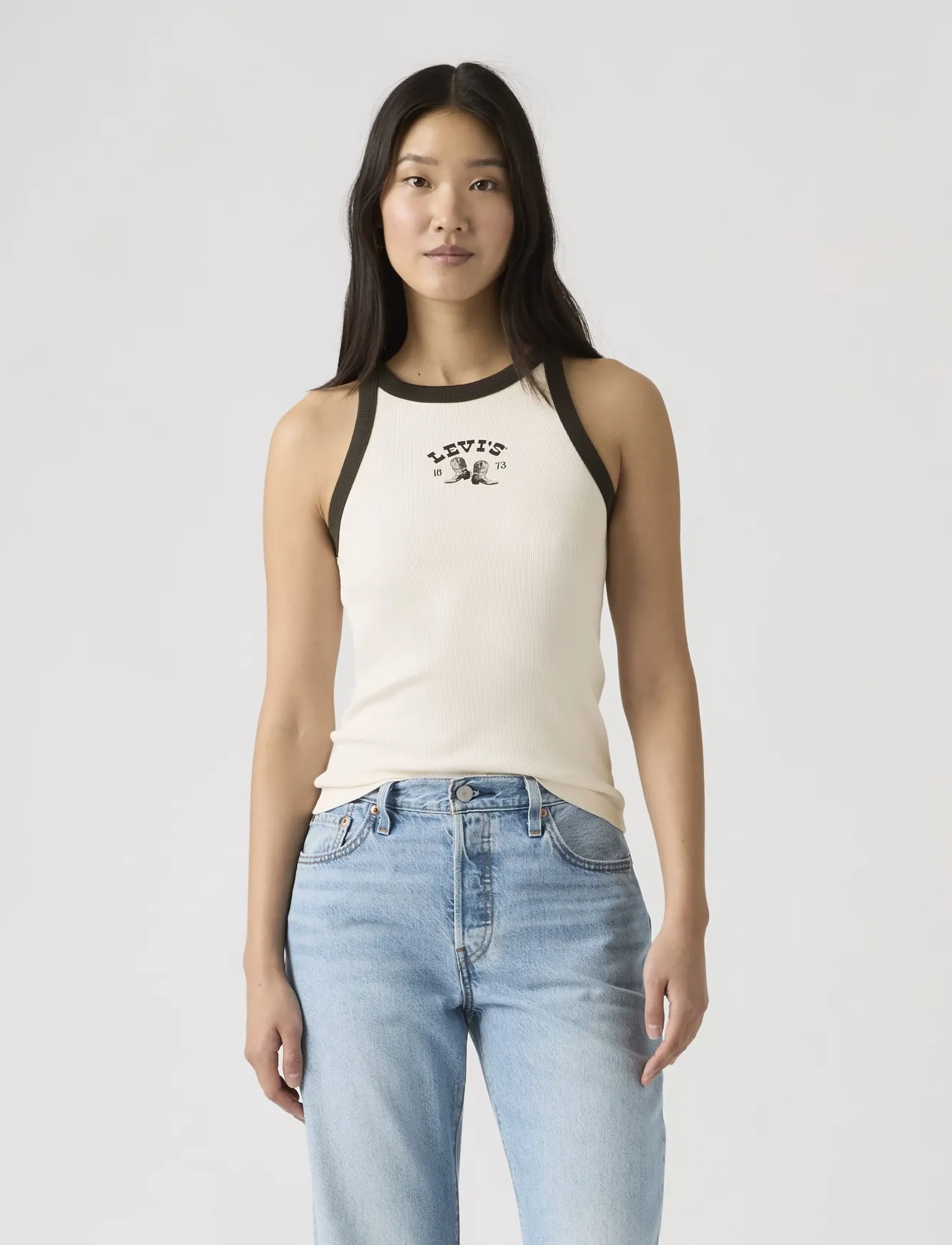 Levi's® - GR ESSENTIAL RACER TANK ARCHIV - tanktops - neutrals - 5