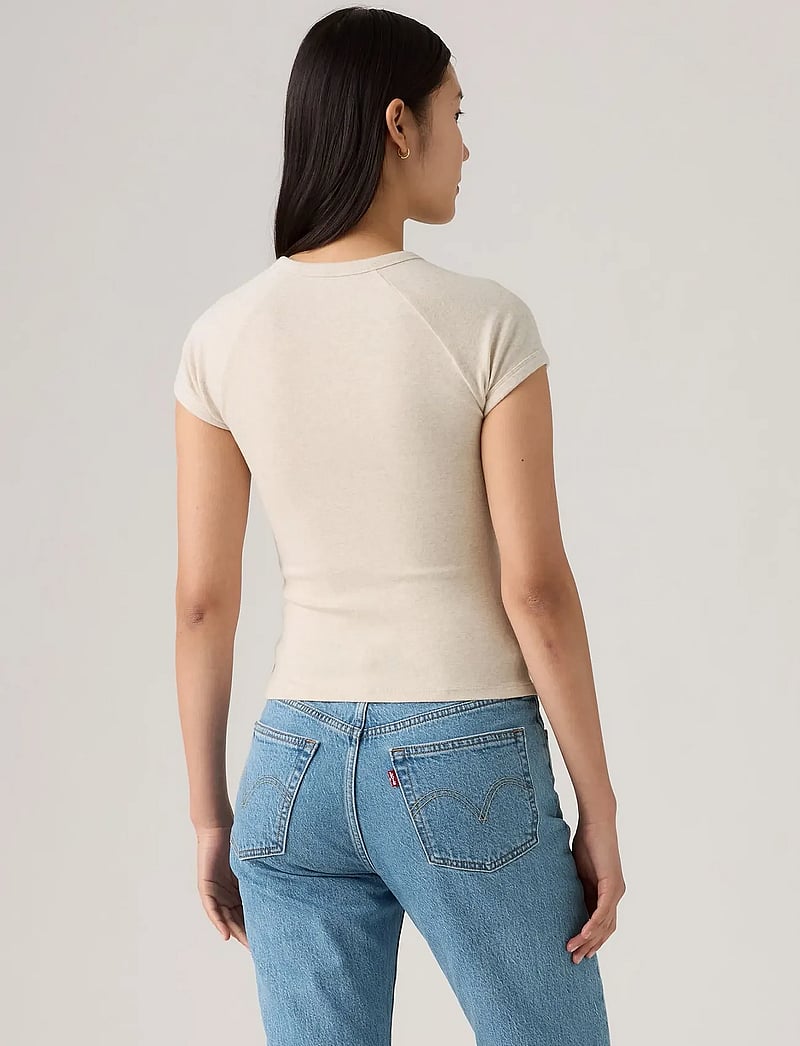 Levi's® - GR RILEY RAGLAN TEE SERIF WEST - t-shirts - neutrals - 3