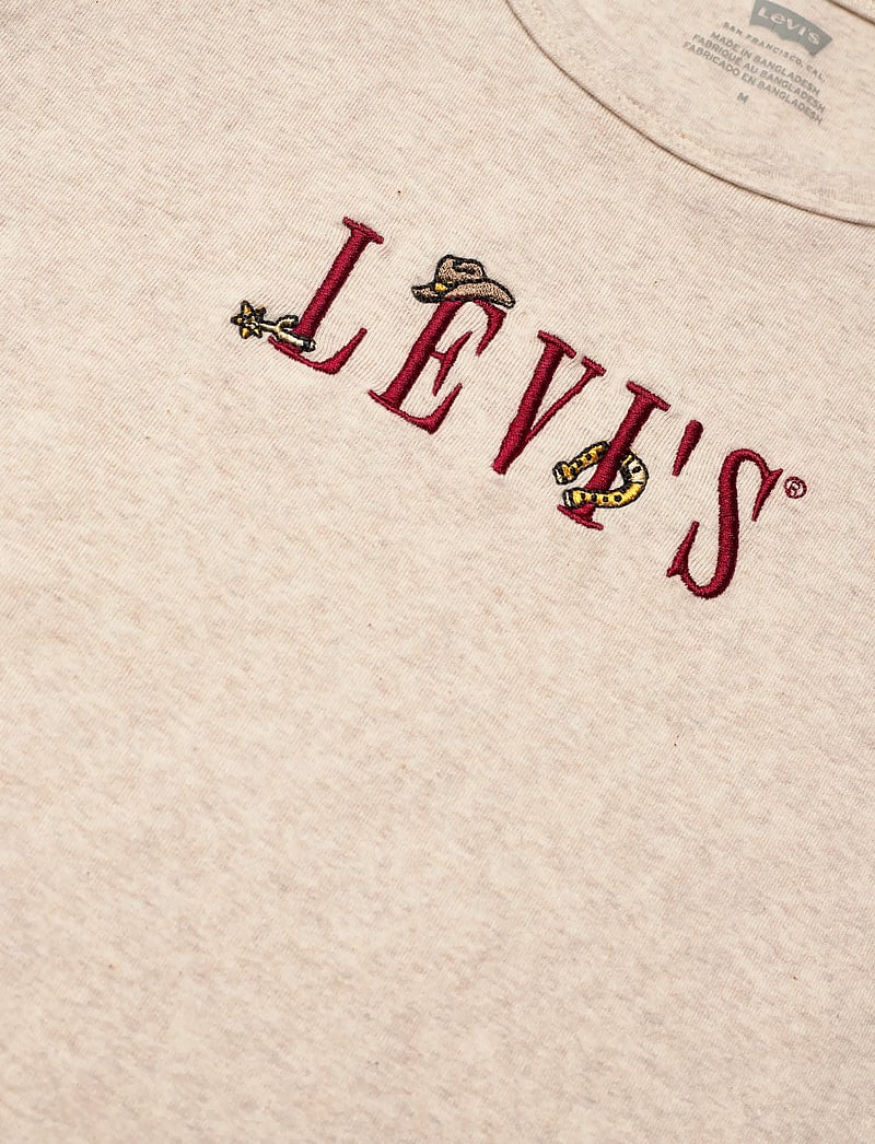 Levi's® - GR RILEY RAGLAN TEE SERIF WEST - t-shirts - neutrals - 4