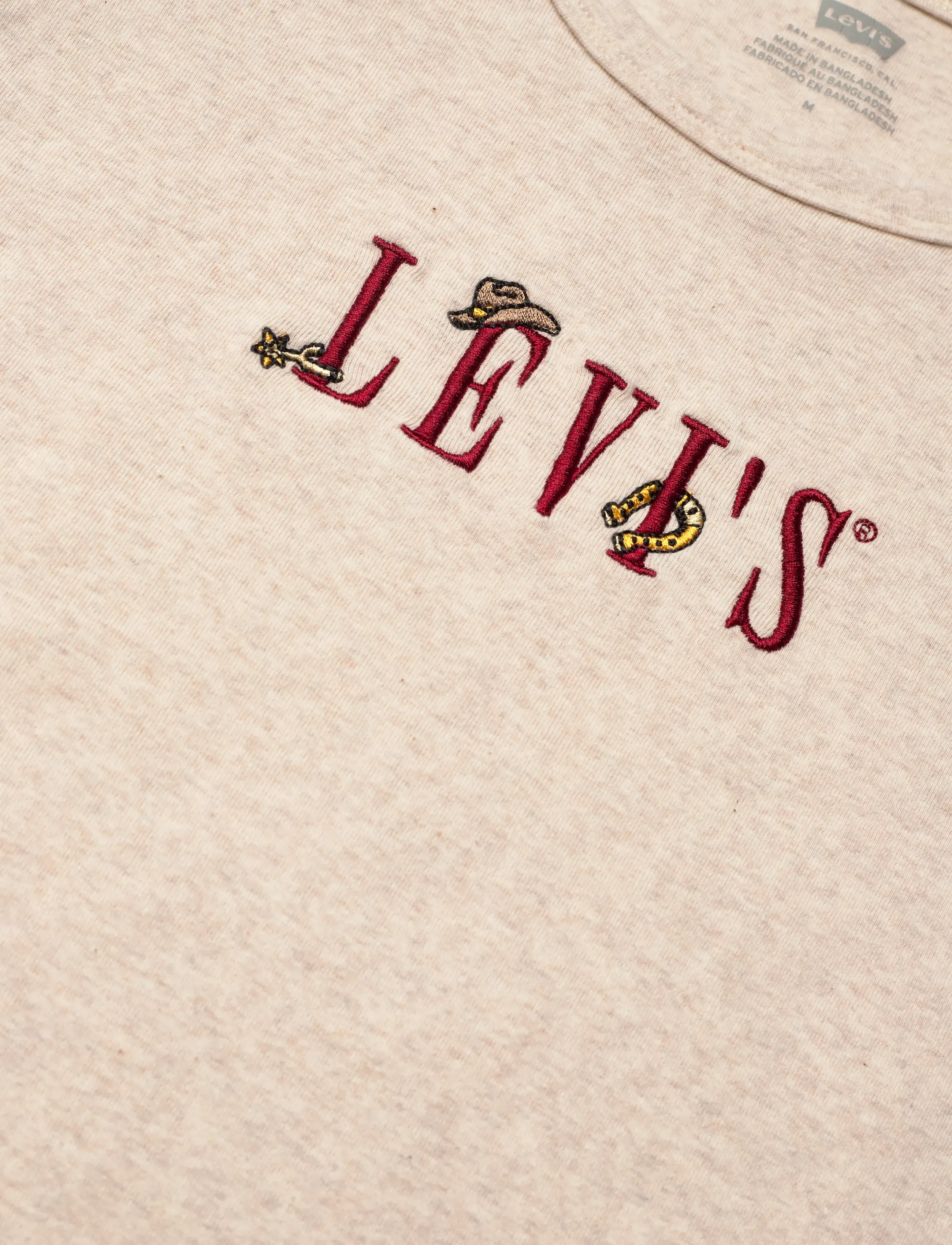 Levi's® - GR RILEY RAGLAN TEE SERIF WEST - neutrals - 4