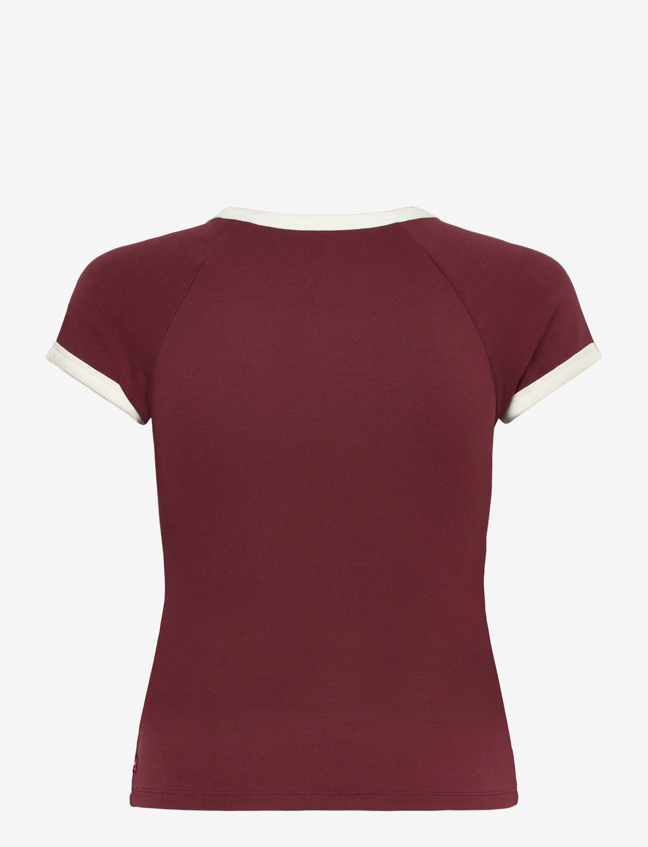 Levi's® - GR RILEY RAGLAN TEE GLITZ SADD - t-shirts - reds - 2