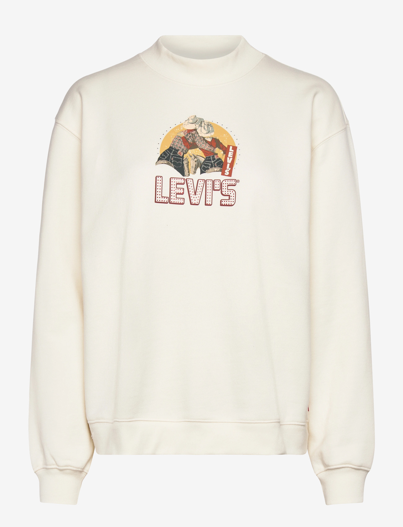 Levi's® - GR COLLINS MOCKNECK CREW ARCHI - sweatshirts - whites - 1
