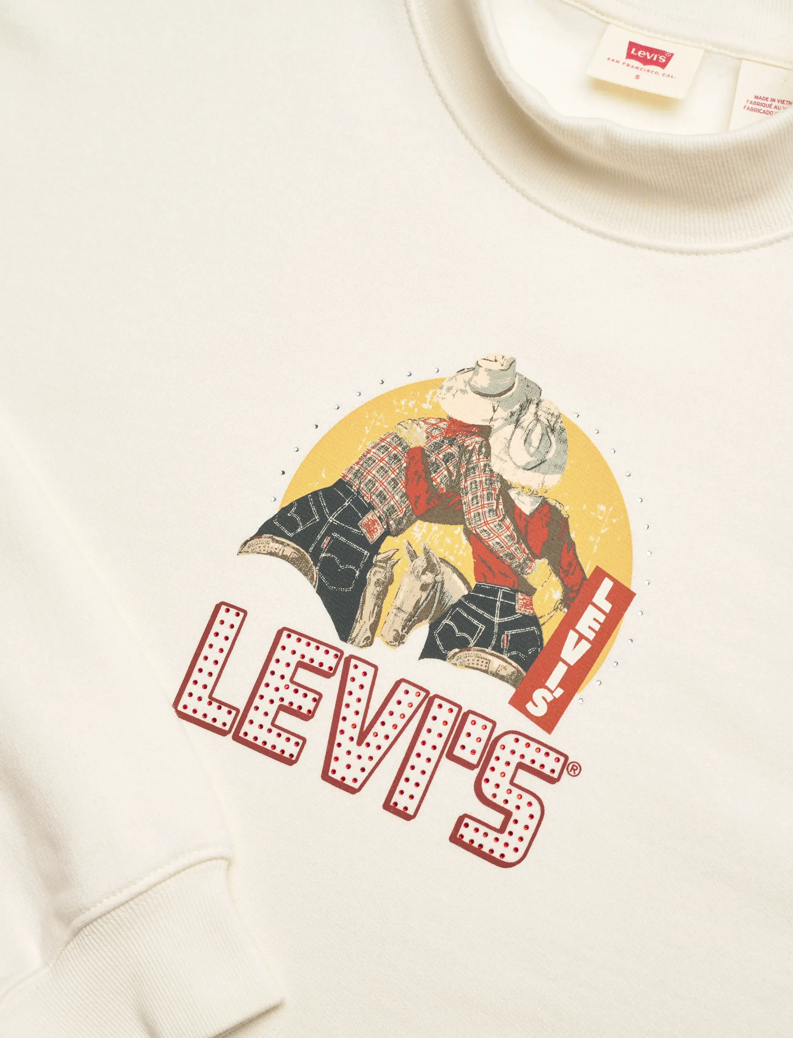 Levi's® - GR COLLINS MOCKNECK CREW ARCHI - whites - 4