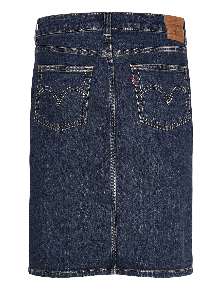 Levi's® - LOW MIDI SKIRT LONGER DAYS NO - teksaseelikud - med indigo - worn in - 2