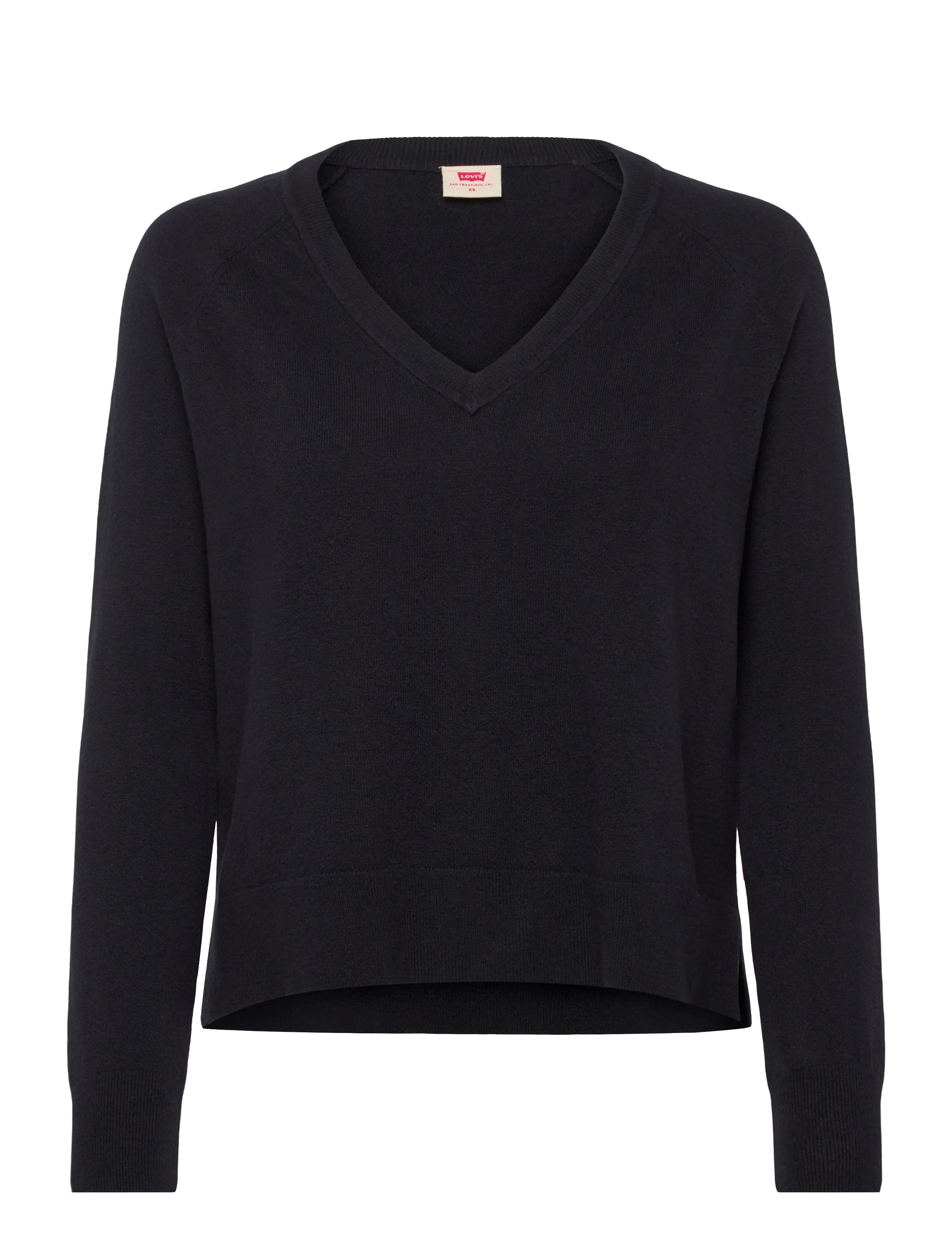 LEVI'S Super Soft Vneck Pullover Anth Schwarz - XS - Damen