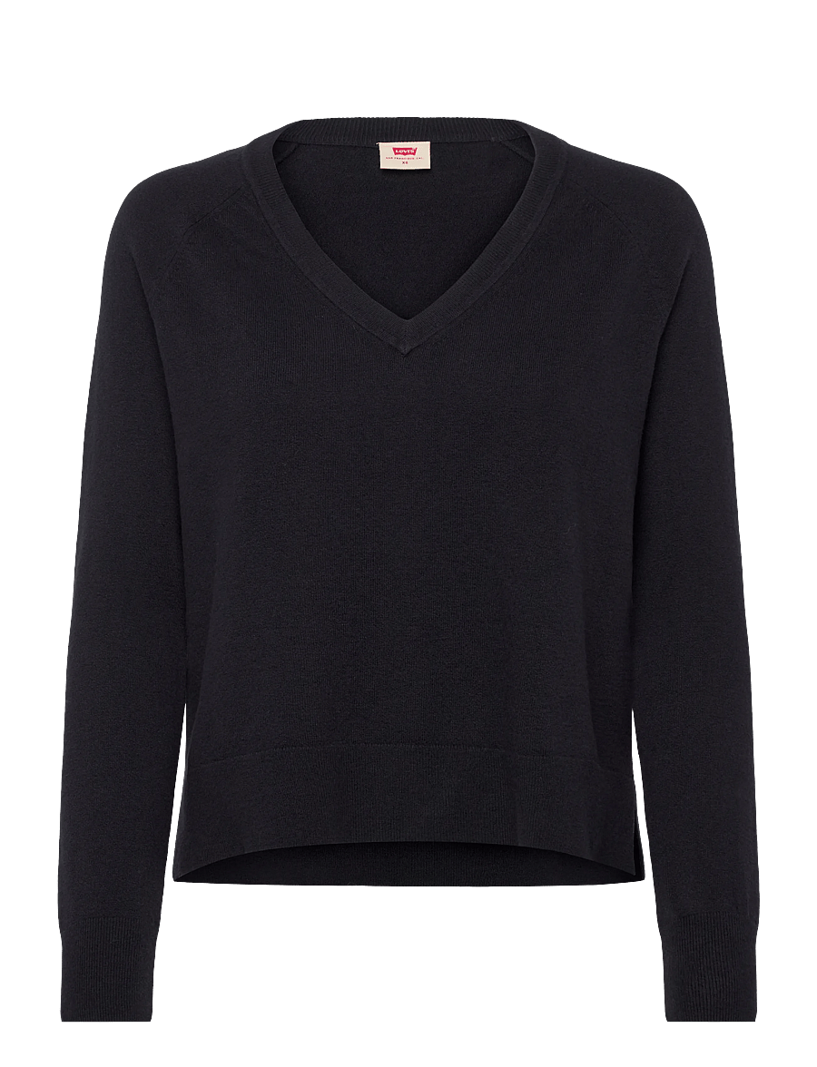 Levi's® - SUPER SOFT VNECK PULLOVER ANTH - kampsunid - blacks - 1