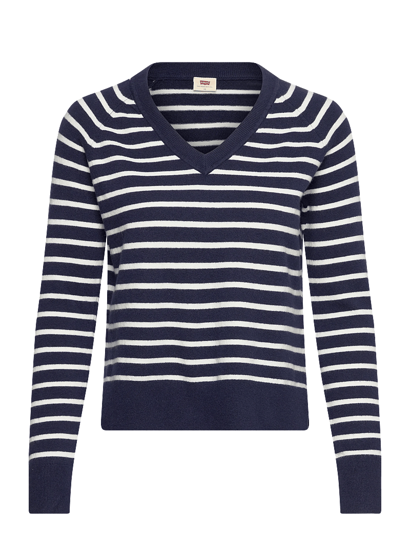 Levi's® - SUPER SOFT VNECK PULLOVER PARI - stickade tröjor - blues - 1