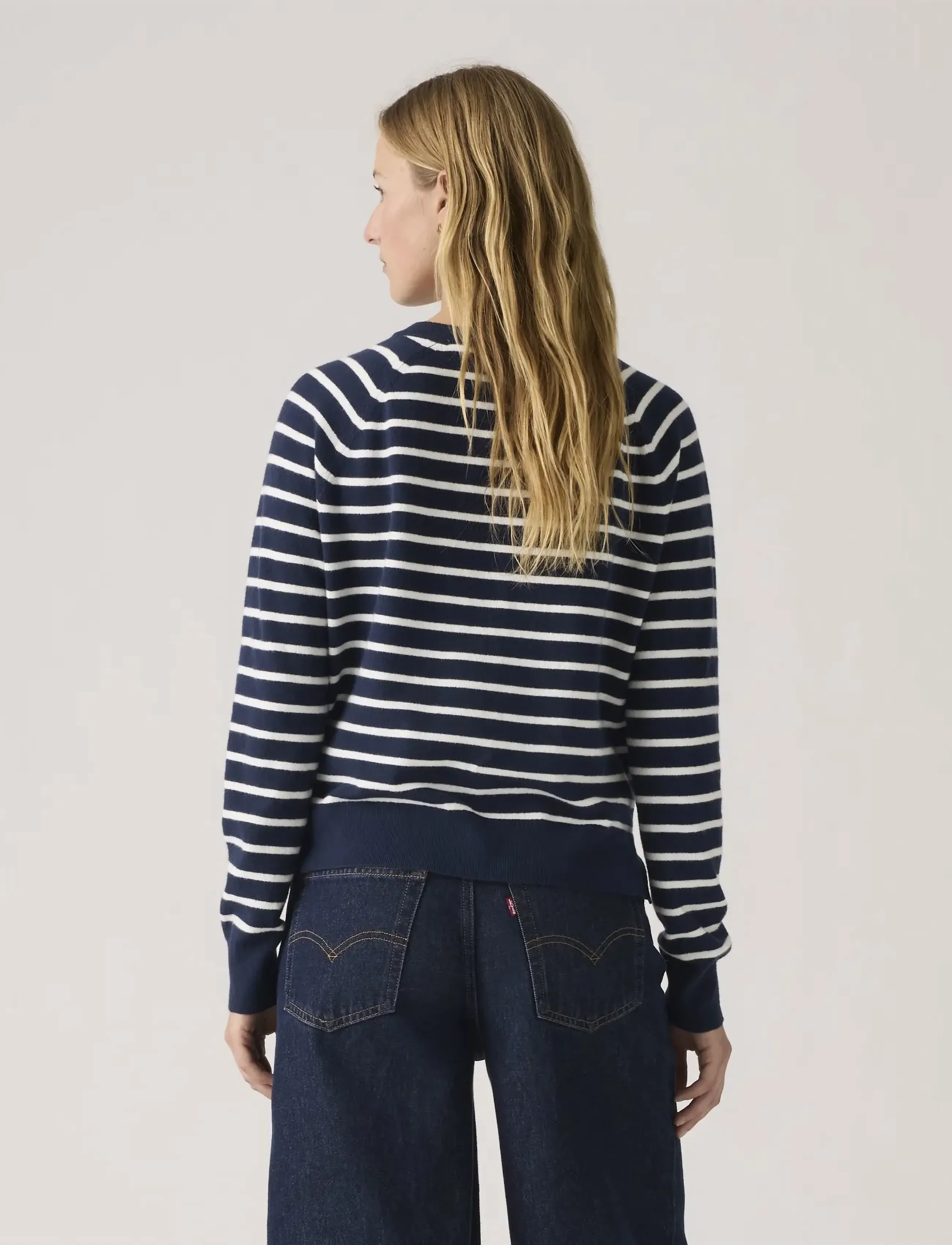 Levi's® - SUPER SOFT VNECK PULLOVER PARI - striktrøjer - blues - 3