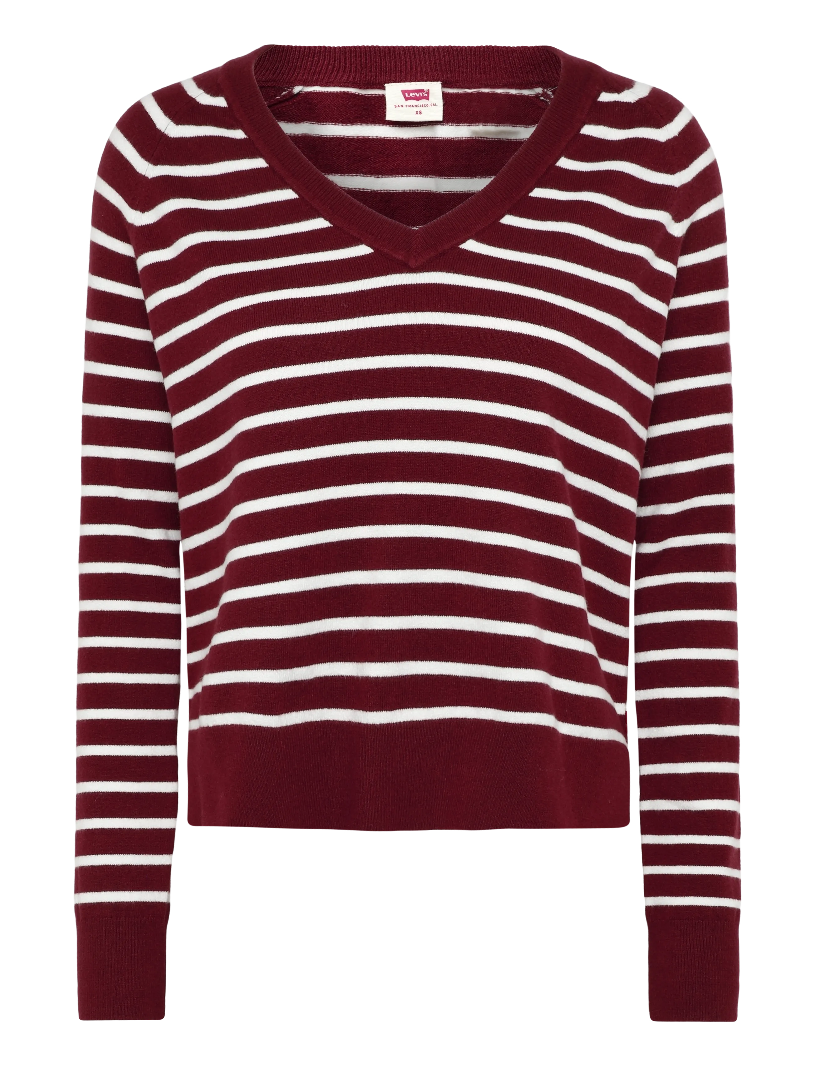 Levi's® SUPER SOFT VNECK PULLOVER PARI - Streetstyle - REDS / burgundy
