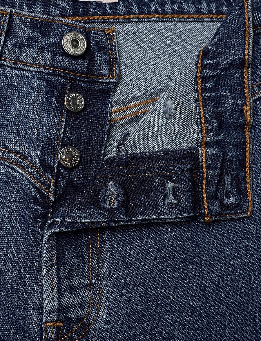 Levi's® - RIBCAGE WESTERN YOKE VALLEY VI - straight jeans - dark indigo - flat finish - 5