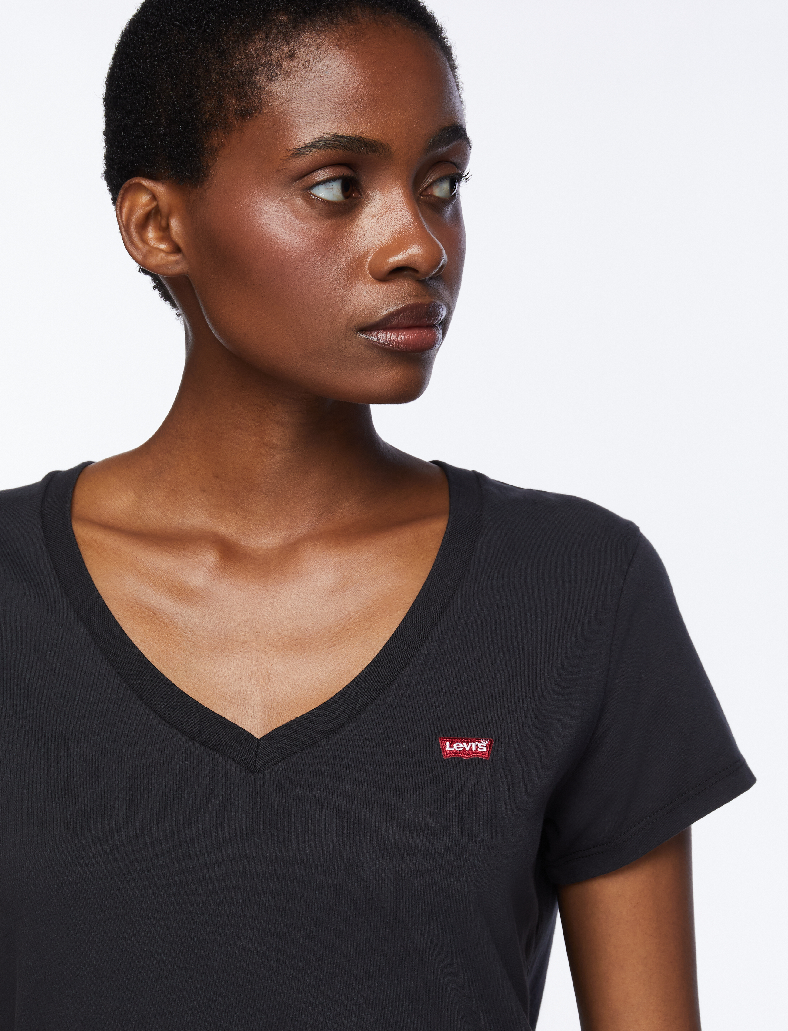 LEVIS ® T-shirt 'Perfect V-Neck Tee (2-Pack)' dam – bild 7